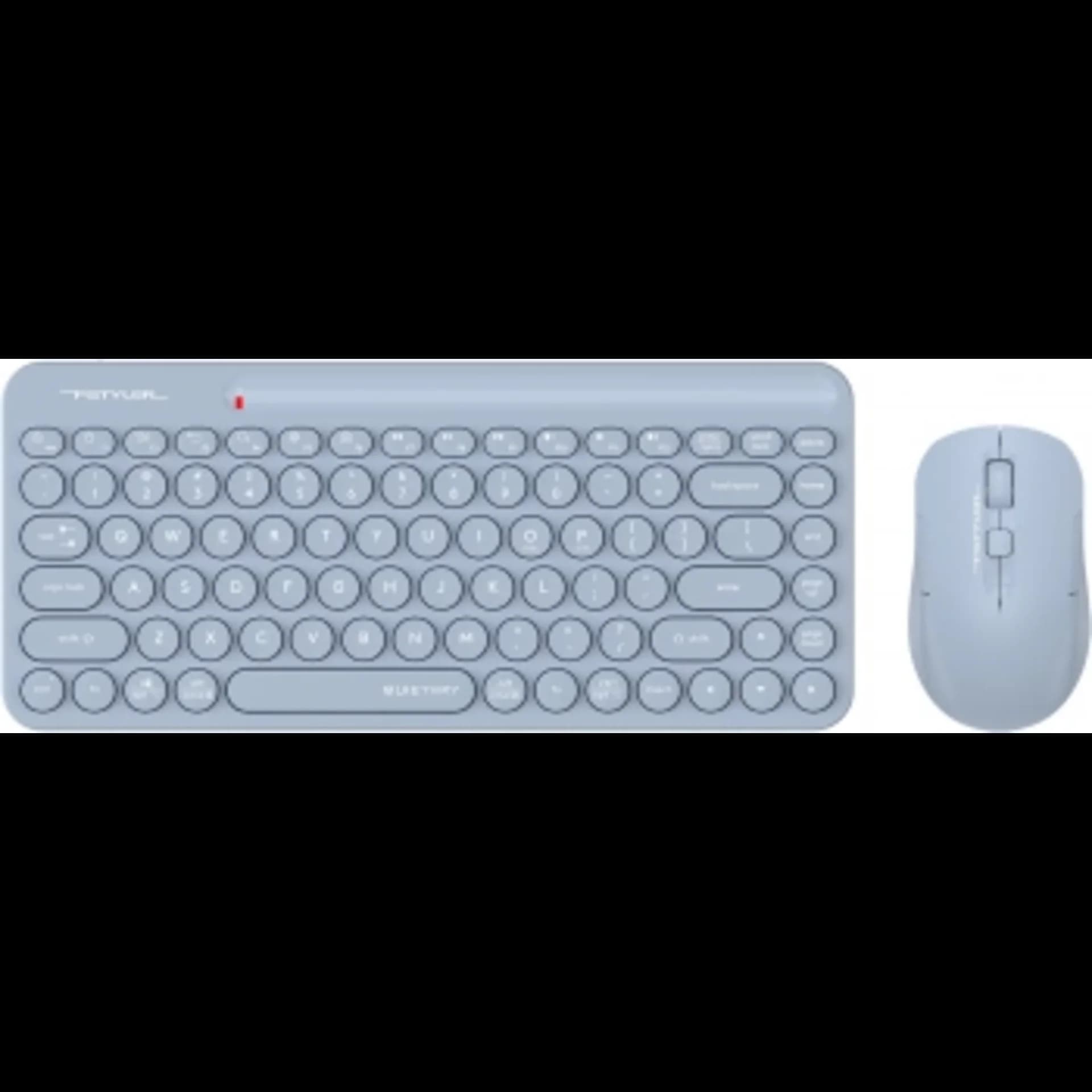 Клавиатура + мышь A4Tech Fstyler FG3200 Air2 клав:синий мышь:синий USB беспроводная slim Multimedia