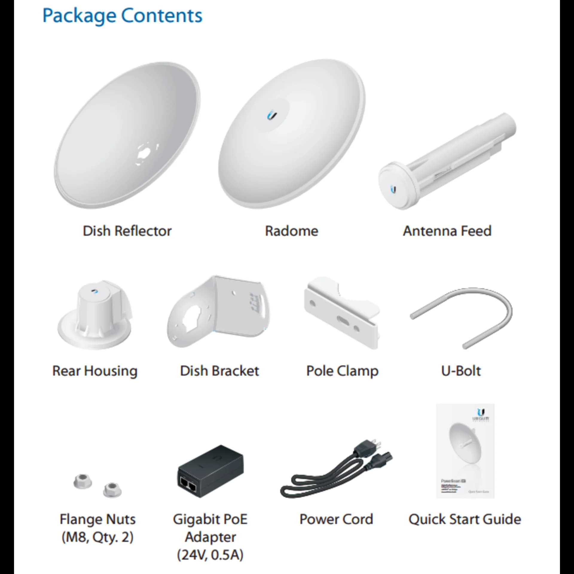 Беспроводной мост Ubiquiti PowerBeam 5AC-500