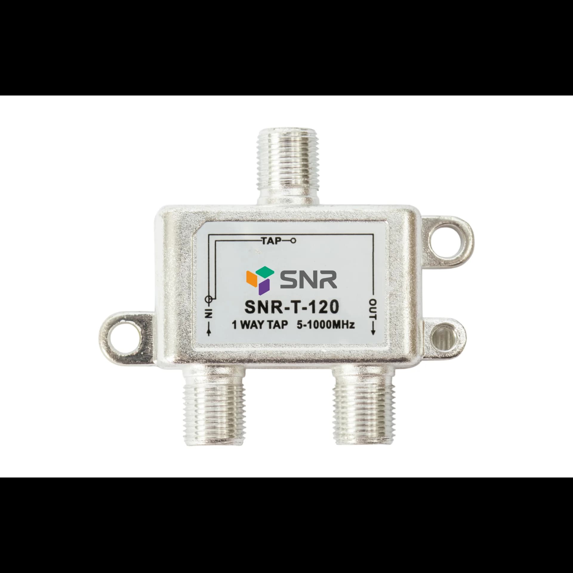 Ответвитель абонентский SNR-T-120, на 1 отвод вносимое затухание IN-TAP 20dB.