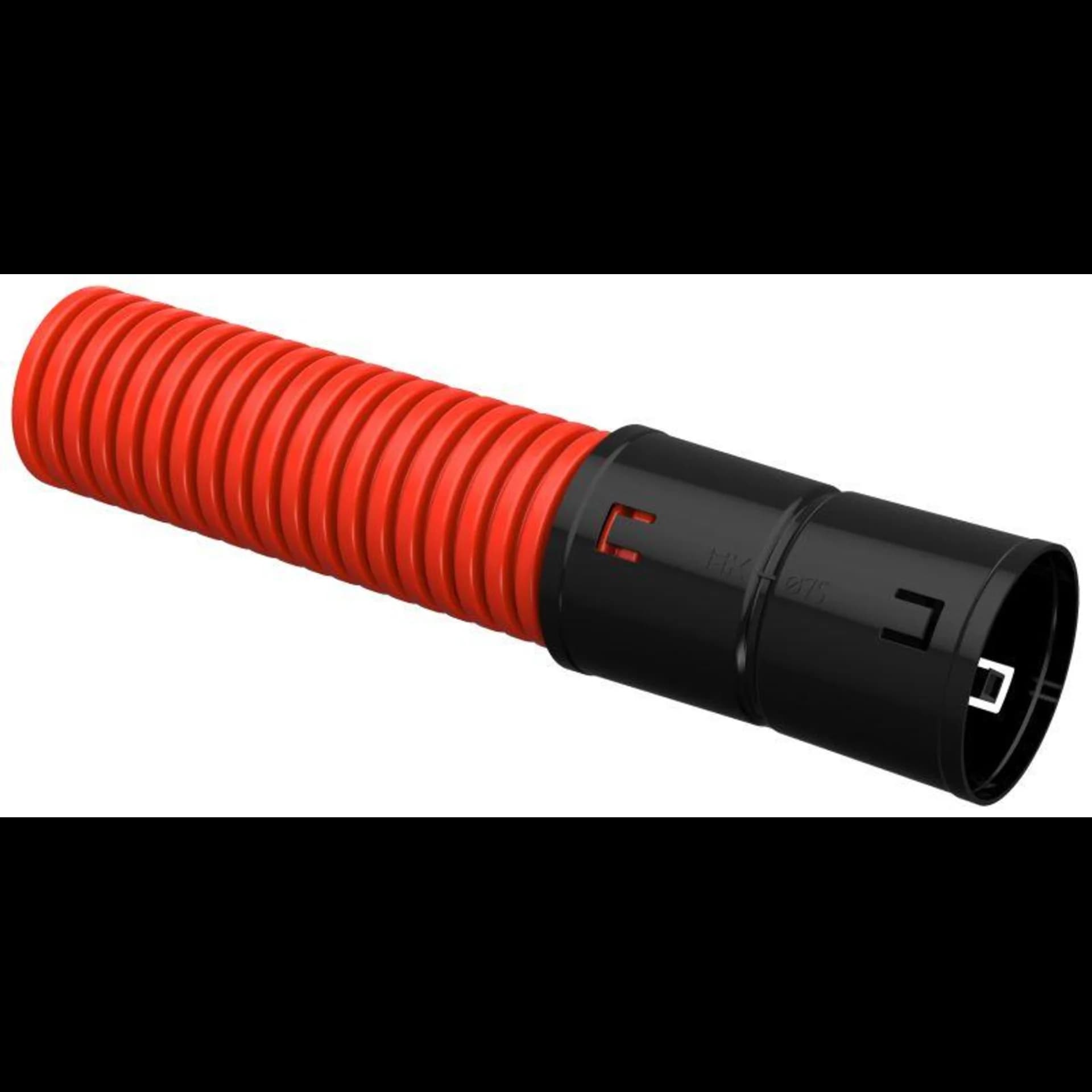 Труба гофрированная двустенная ПНД гибкая d75мм с муфтой красн. (уп.50м) IEK CTG12-075-K04-050-R