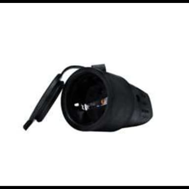 Разъем штепсельный 16А IP44 250В (еврослот) с заземл. каучук UNIVersal 602228