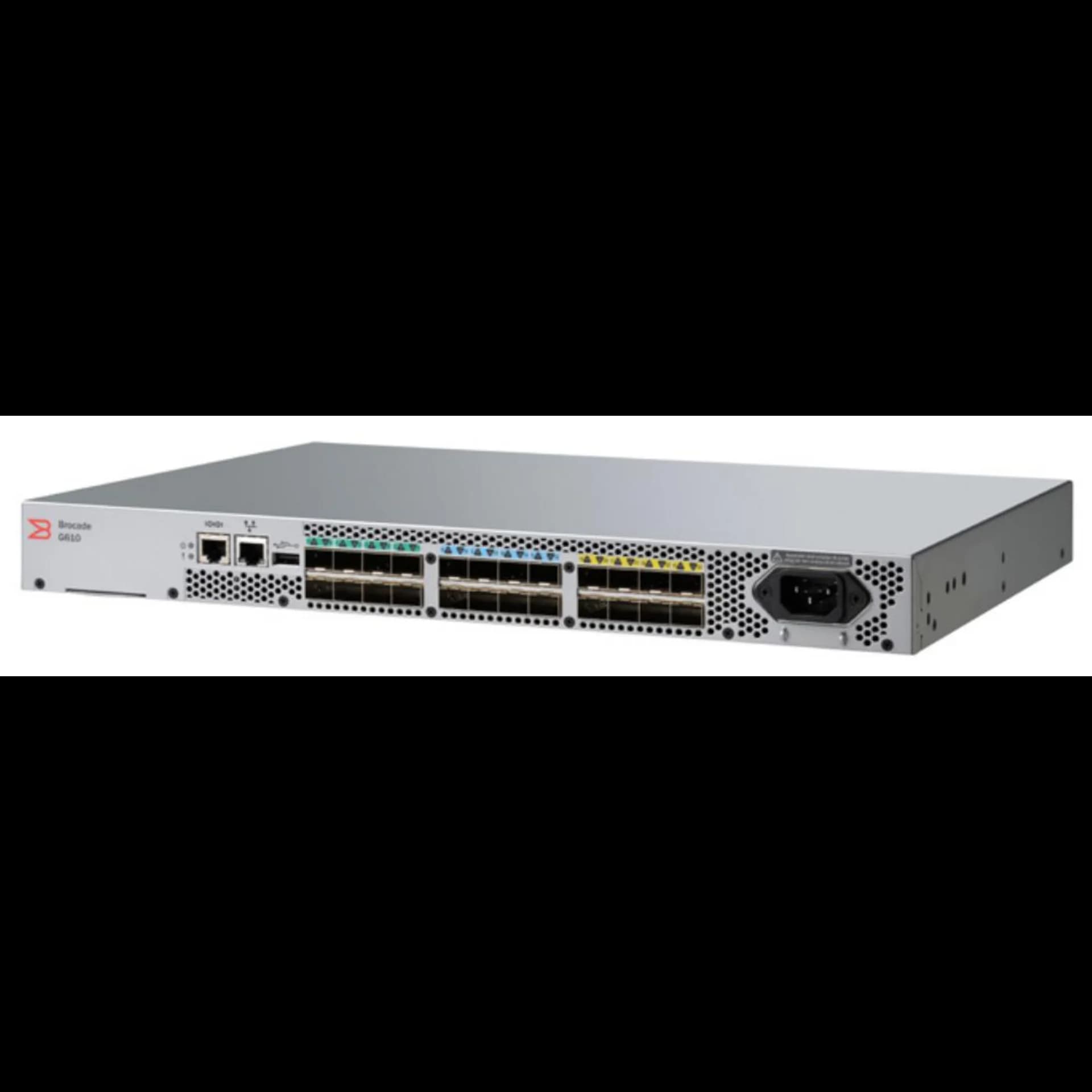 Коммутатор Fujitsu Brocade G610, 24 активных портов 16G FC