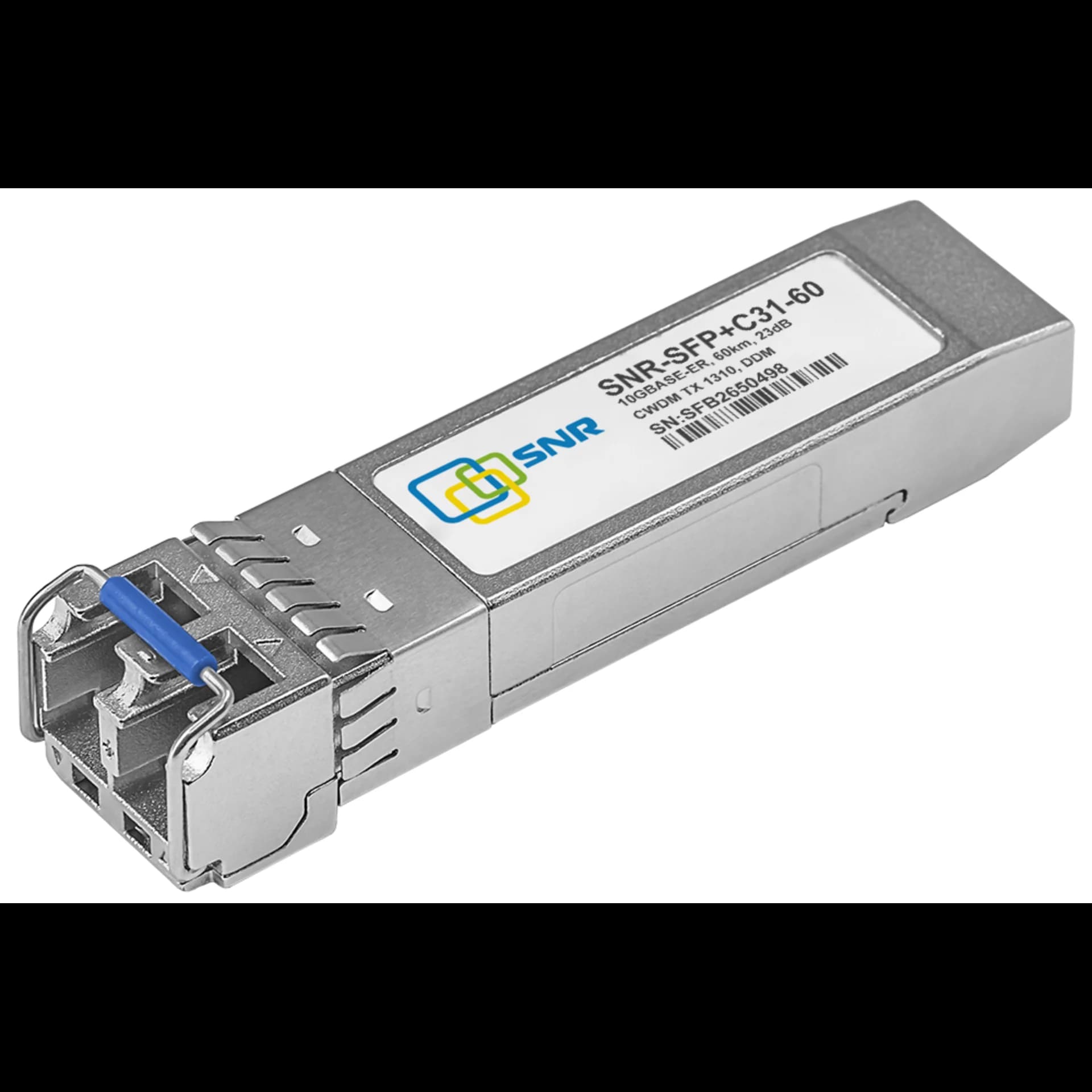 SNR SNR-SFP+C31-60 Модуль SFP+ CWDM оптический, дальность до 60км (23dB), 1310нм