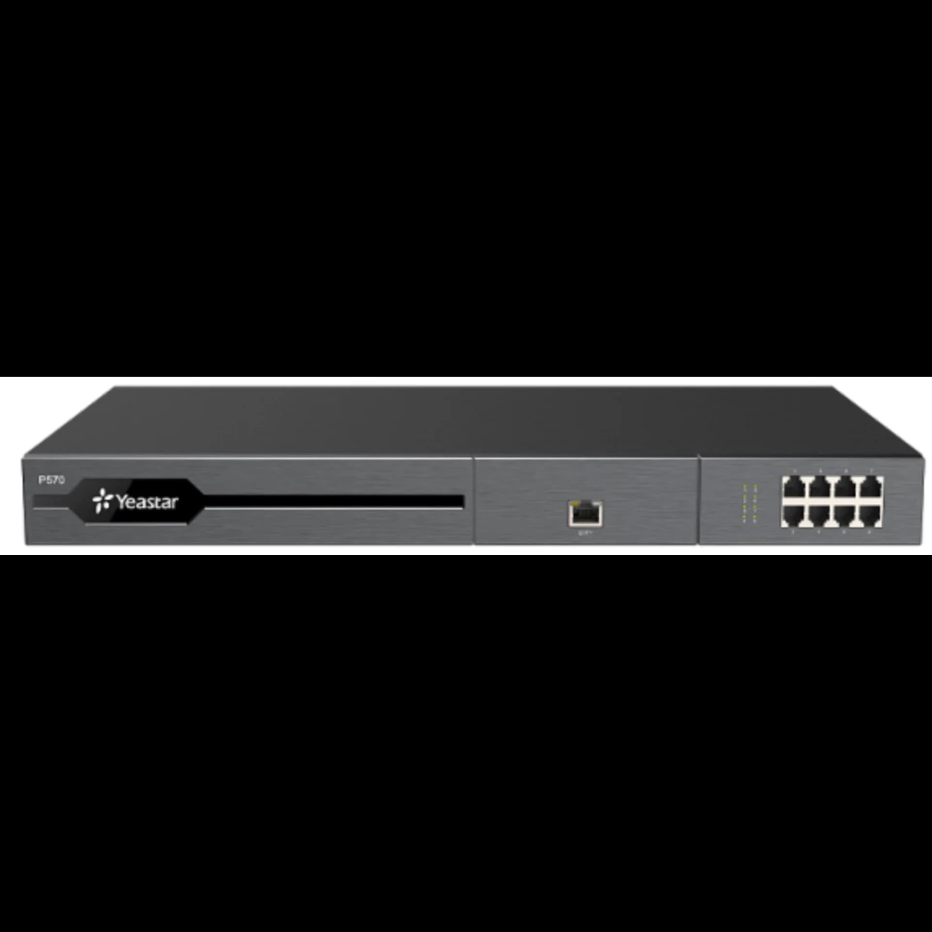 P570, 300 (до 500) абонентов и 60 (до 120) вызовов,PRI,MFC R2,SS7,поддержка FXO,FXS,GSM,BRI