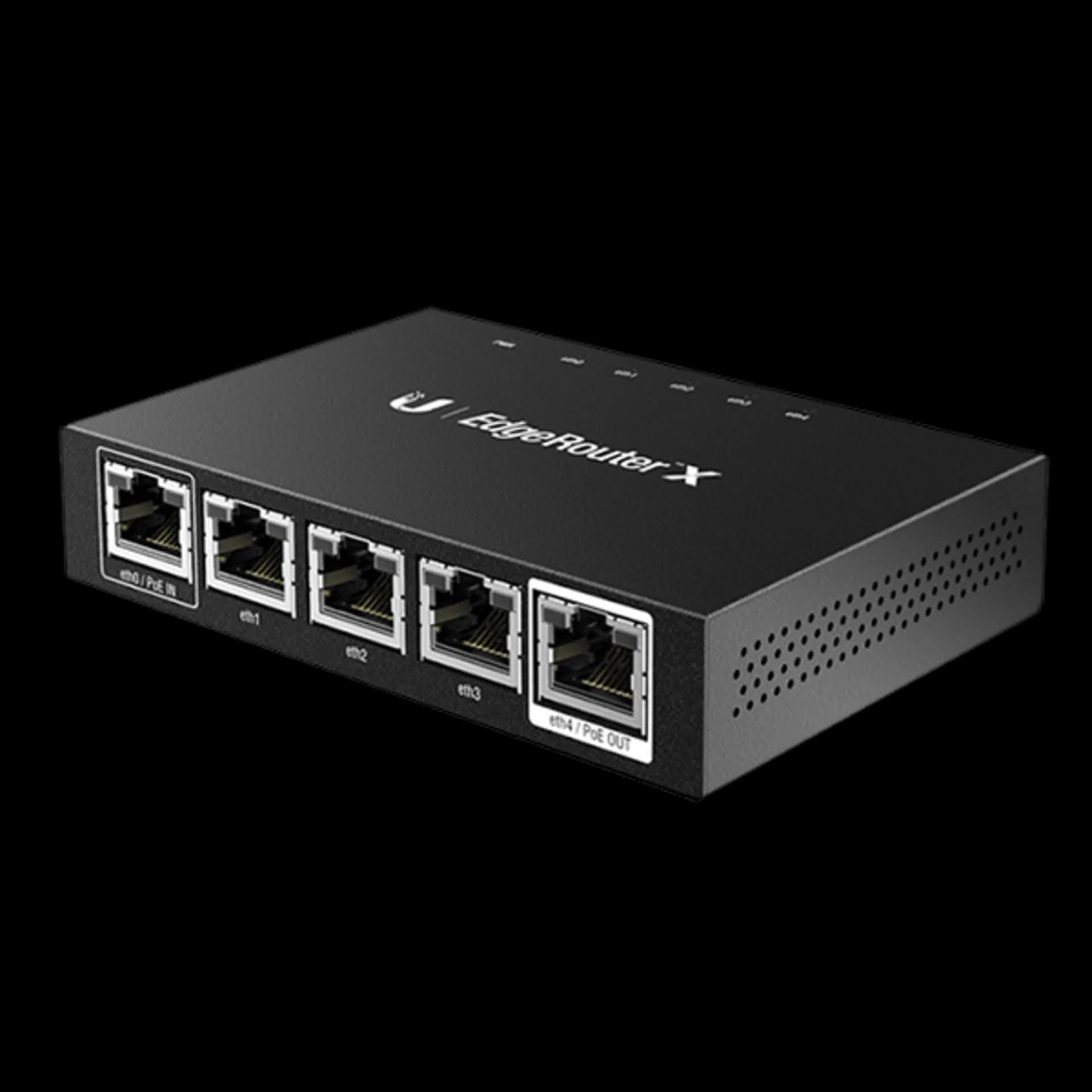 UBIQUITI Роутер Ubiquiti ISP ER-X-EU 10/100/1000BASE-TX черный
