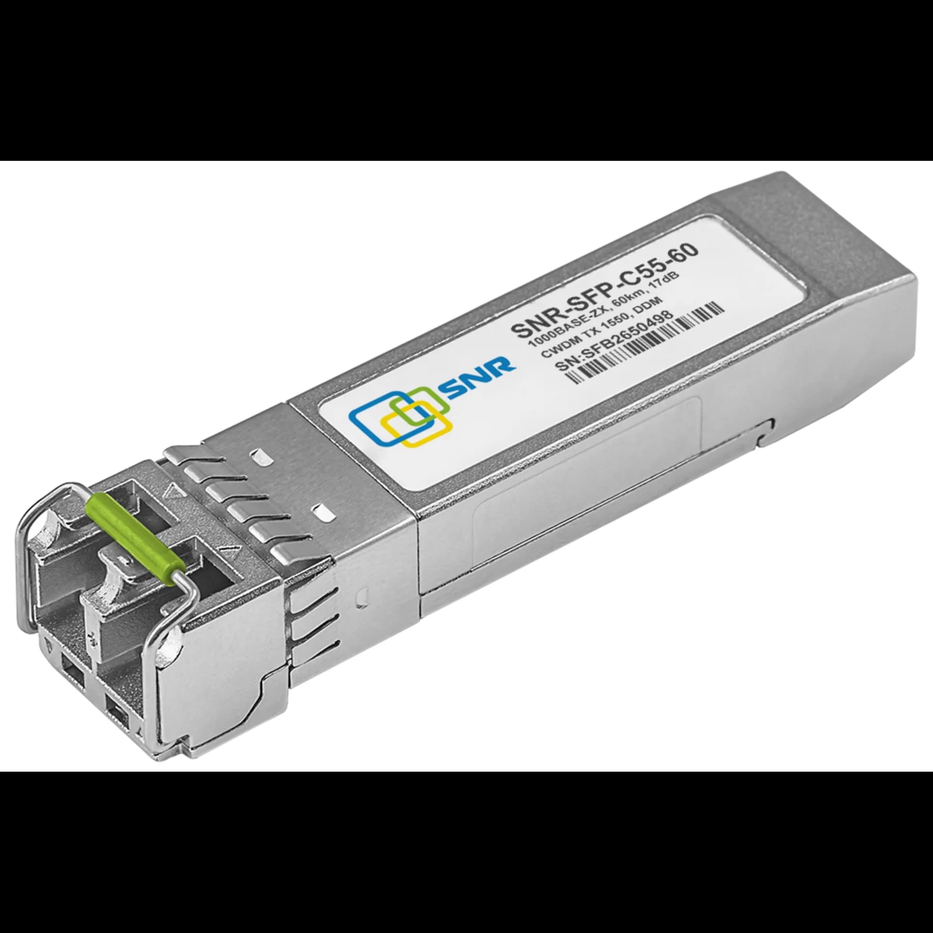 Модуль/ Модуль SFP CWDM оптический, дальность до 60км (17dB), 1550нм