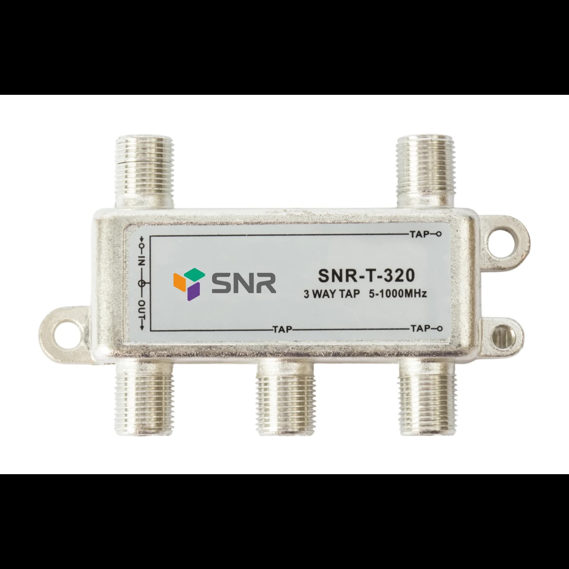 Ответвитель абонентский SNR-T-320, на 3 отвода, вносимое затухание IN-TAP 20dB.