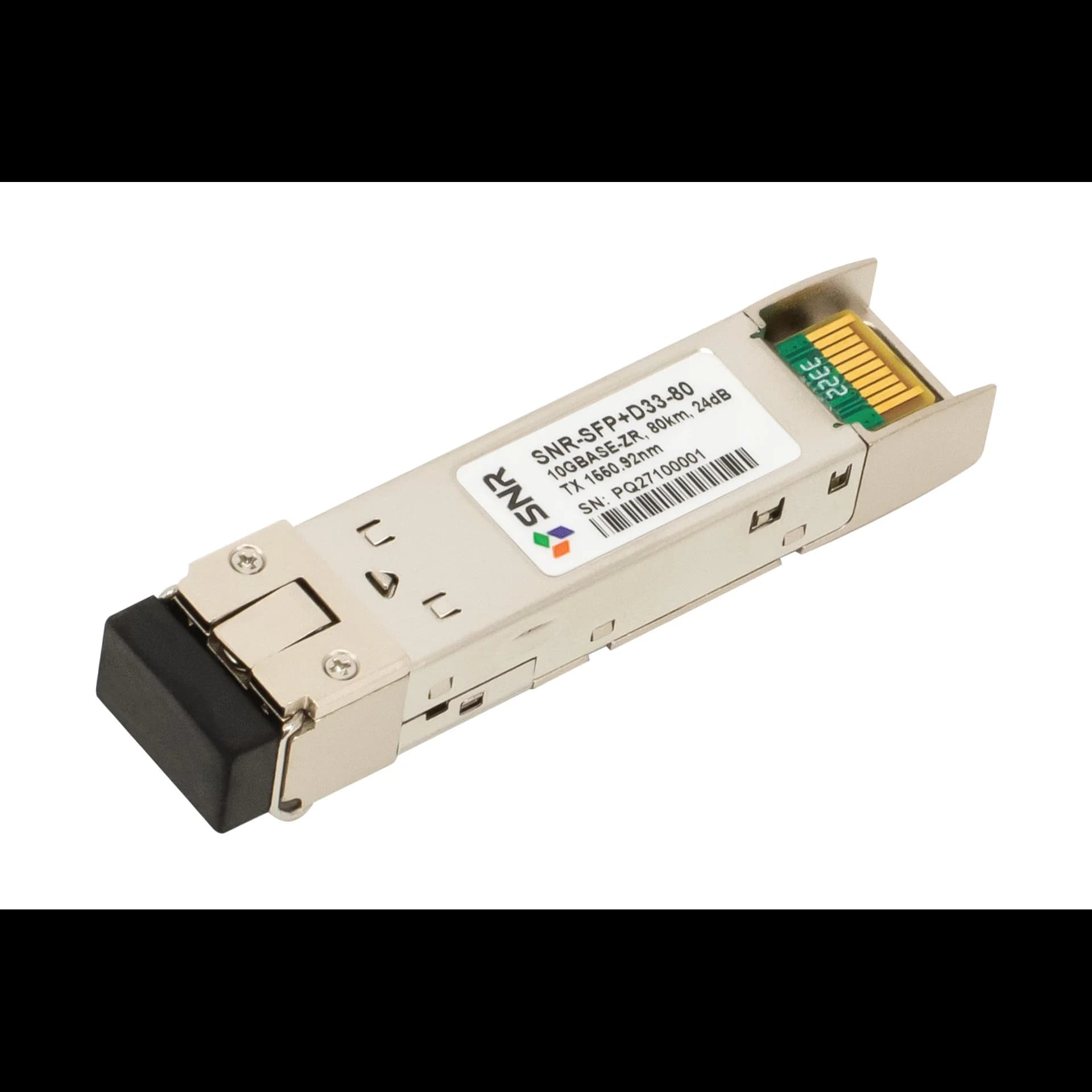 SNR-SFP+D33-80 Модуль SFP+ DWDM оптический, дальность до 80км (24dB), 1550.92нм