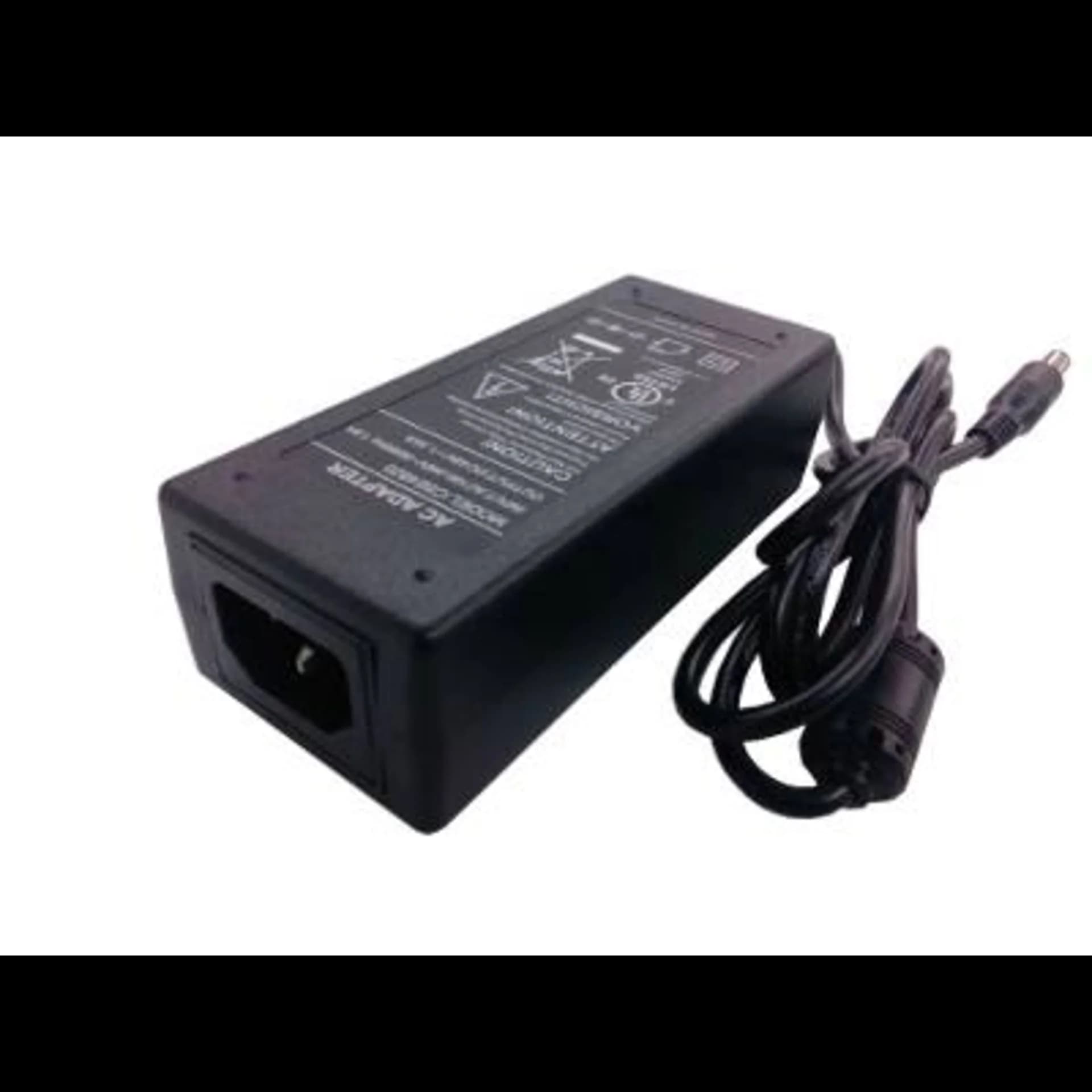 Блок питания SNR-PS-AC/DC-52/2.3, 52В, 2.3А, 5x2.1мм коннектор, кабель с вилкой для подкл. к 220В