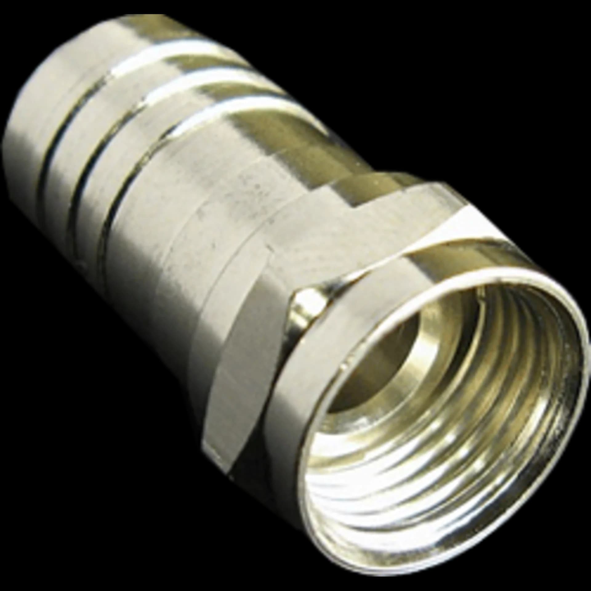 Разъем для коаксиального кабеля RG6 (Crimp) (100шт)