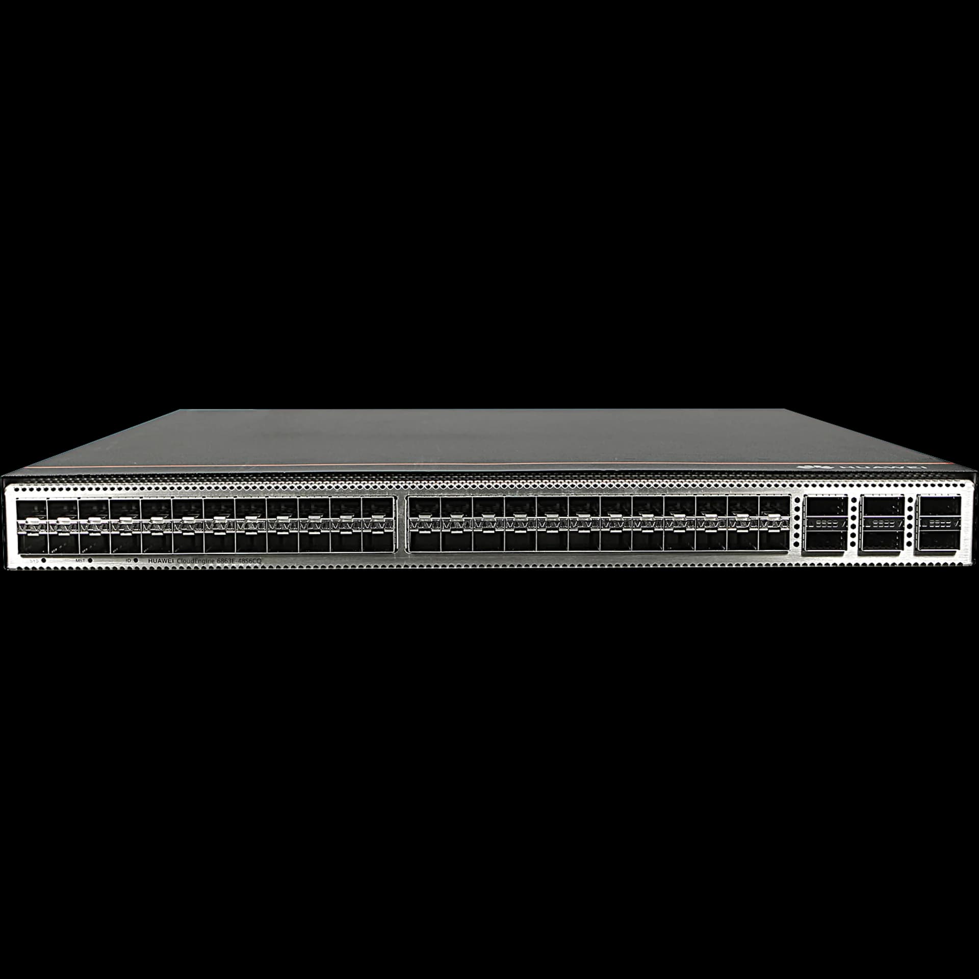 Коммутатор Huawei CE6863E-48S6CQ-F, направление охлаждения Port-side Exhaust
