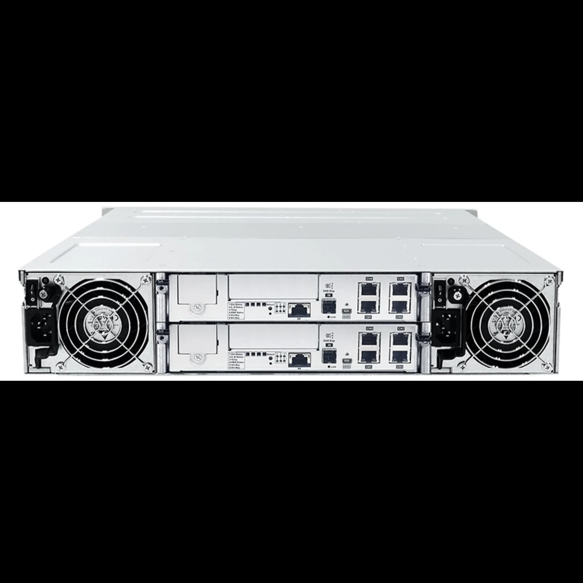 Система хранения данных Infortrend DS1012R2C-B Gen2 (2xCtrl, до 12xHDD, 2xSAS12G внеш. порт, 2x2GB, 8x1G порта iSCSI)