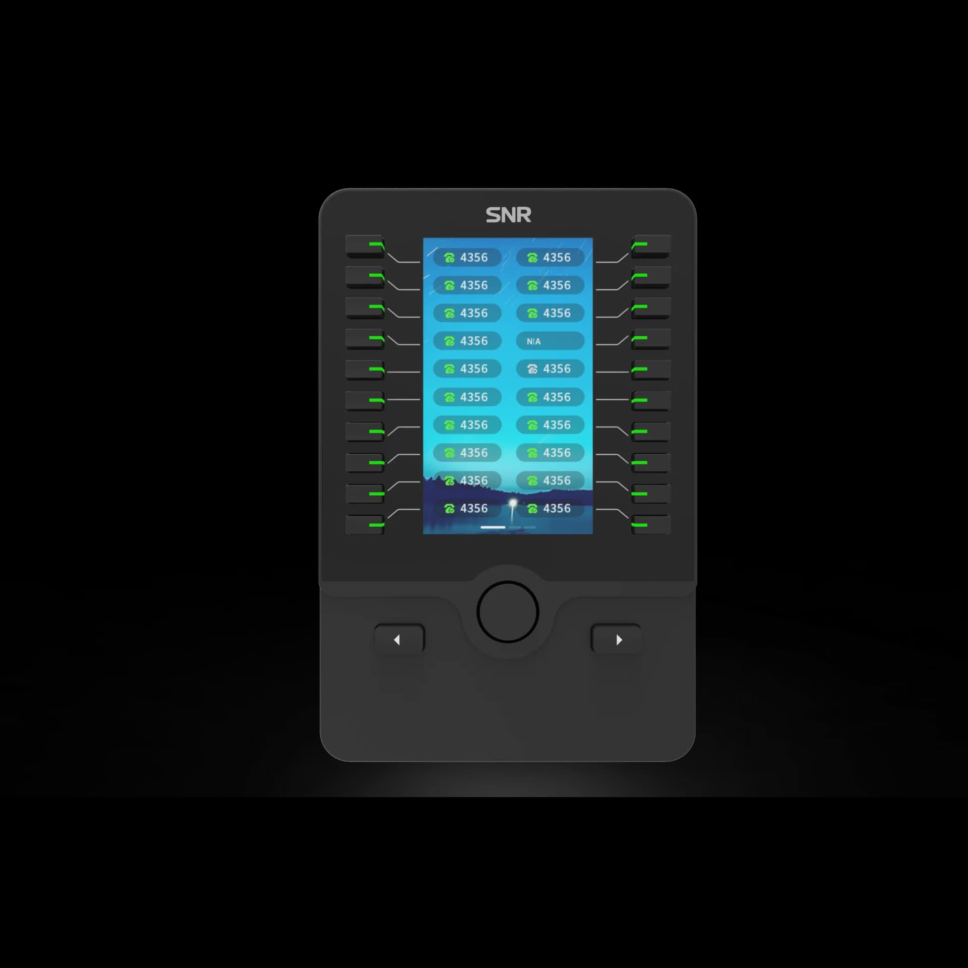 Панель расширения для IP-телефонов SNR-VP-76(77)-CG-P, 20 клавиш, цветной дисплей 4,3" 272х480, подсветка