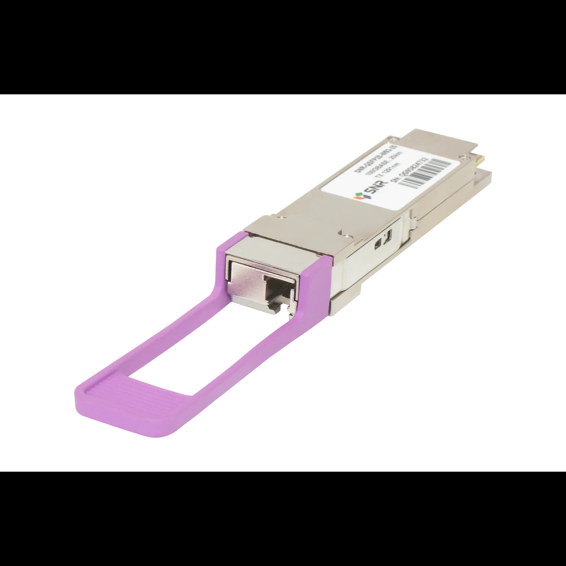 SNR SNR-QSFP28-W93-20 Модуль, QSFP28 100GBASE, BiDi, 1291нм, разъем LC дальность до 20км