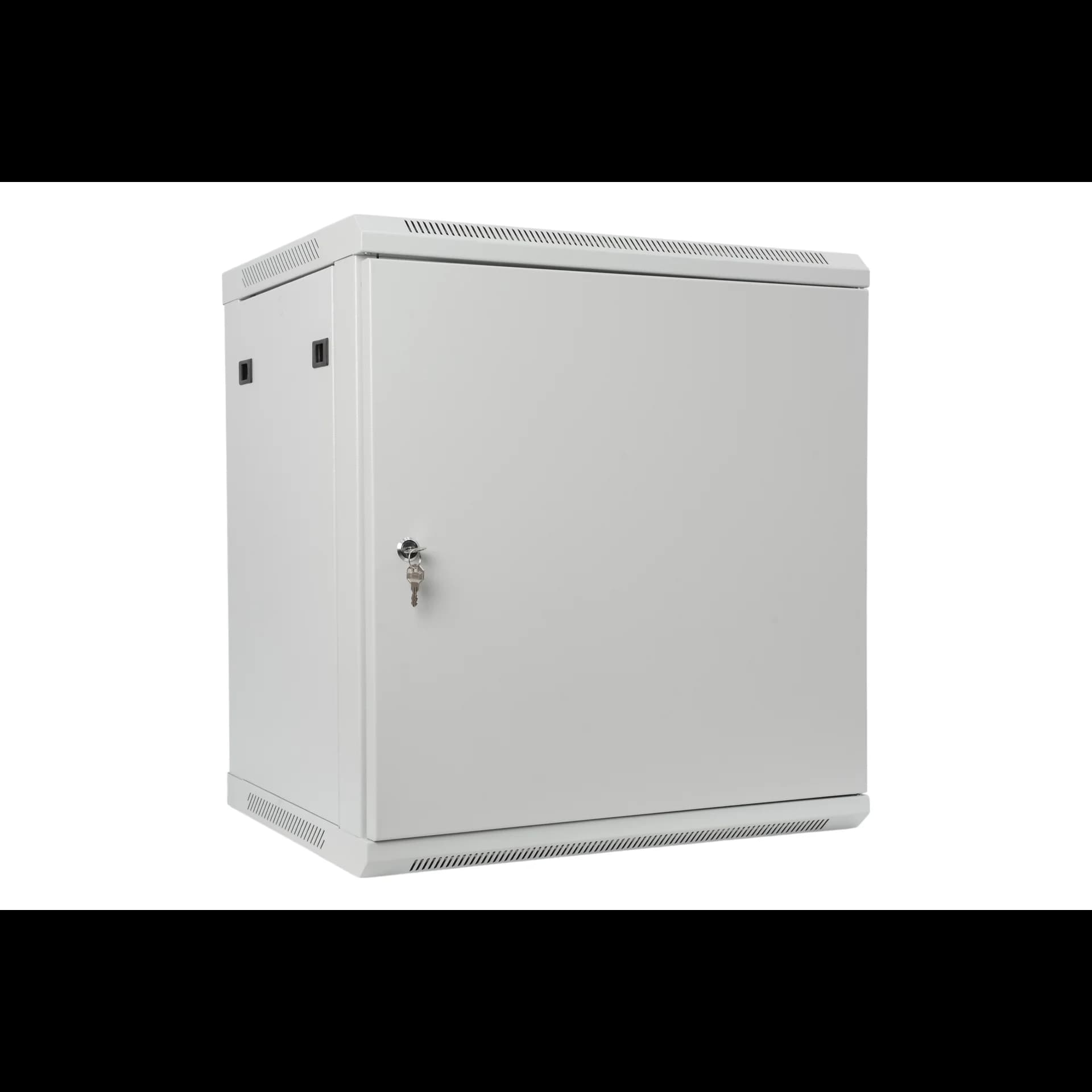 Шкаф телекоммуникационный настенный 12U, 600х450х635 (ШхГхВ) (металлическая дверь)
