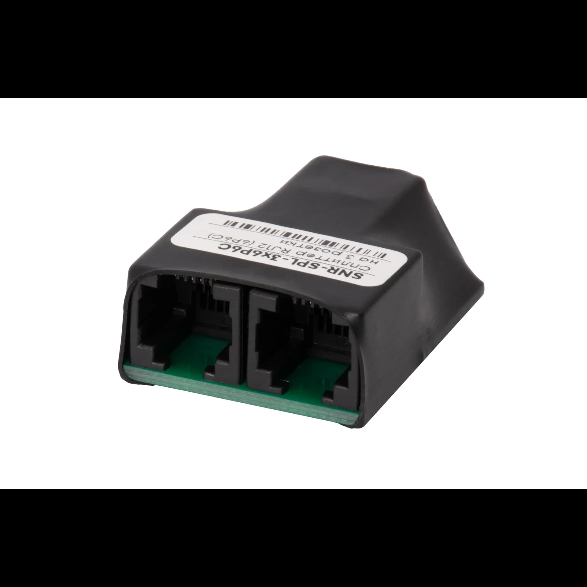 Сплиттер RJ12 (6P6C) на 3 розетки