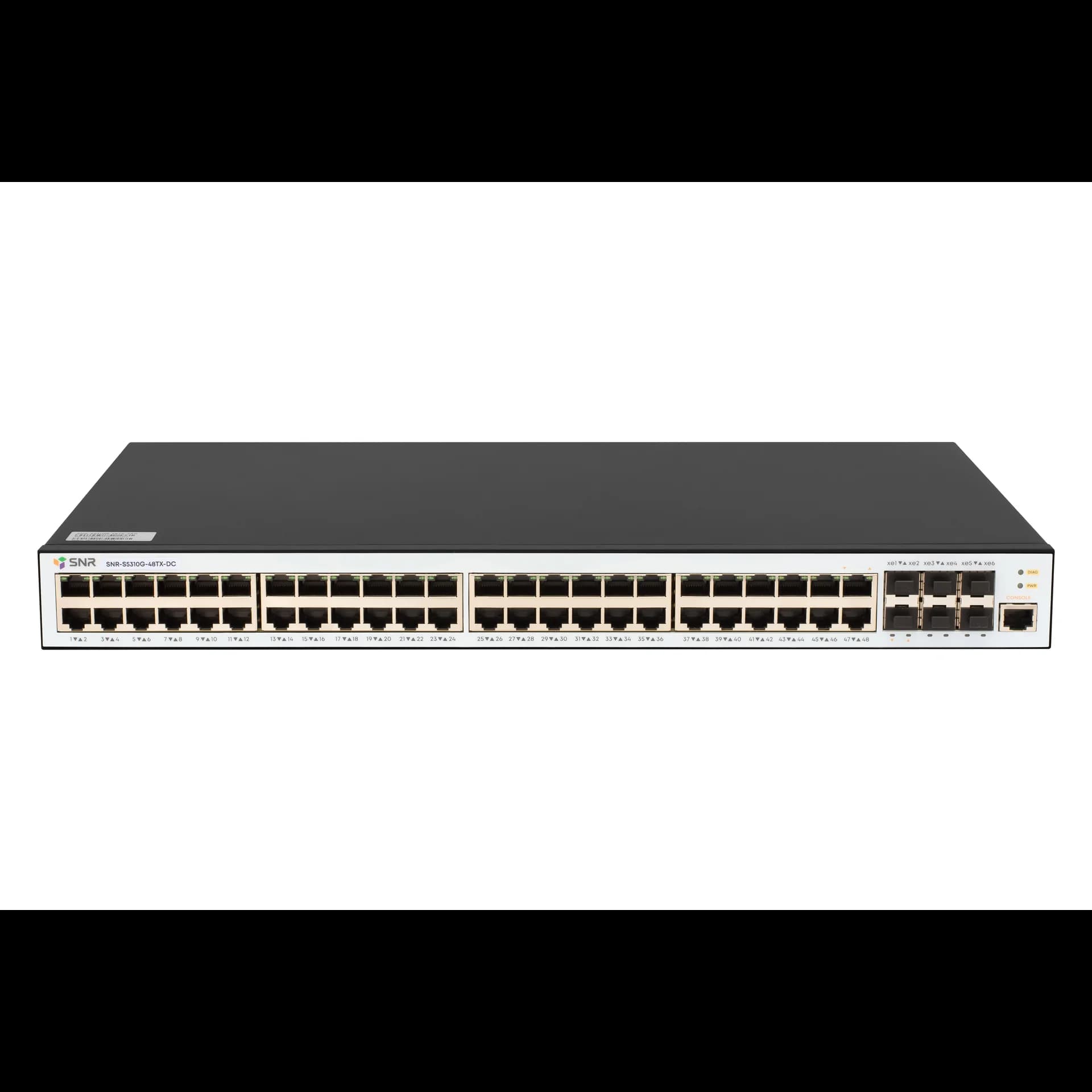 Коммутатор/ Управляемый коммутатор уровня 2+ SNR-S5310G-48TX-DC