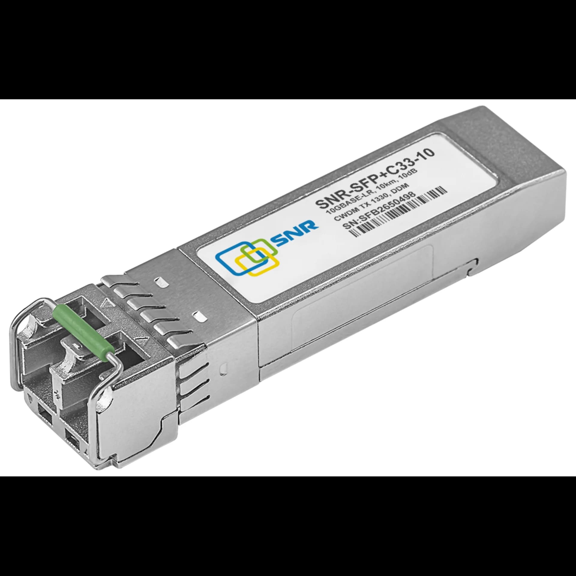 SNR SNR-SFP+C33-10 Модуль SFP+ CWDM оптический, дальность до 10км (10dB), 1330нм