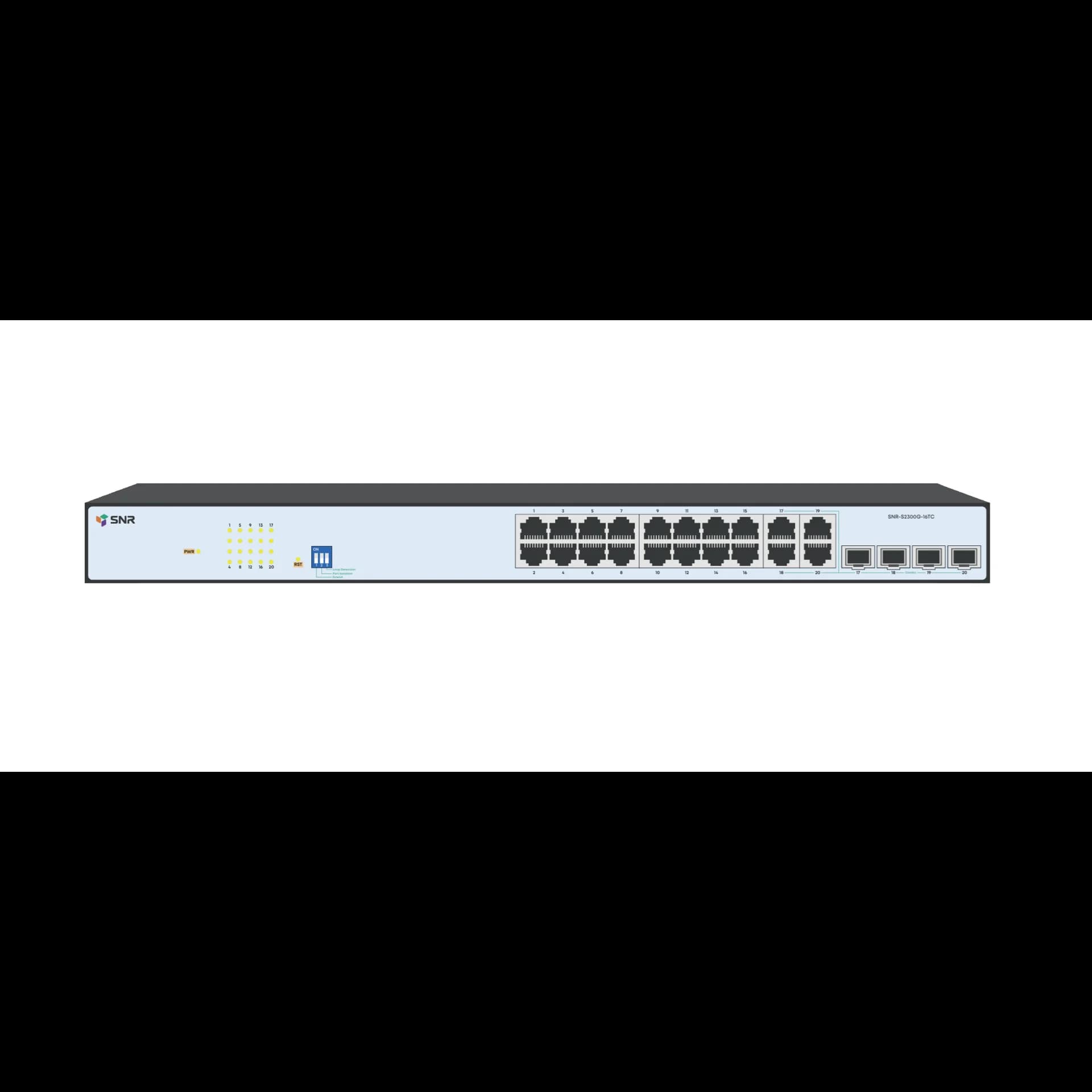 Управляемый Web Smart коммутатор уровня 2 SNR-S2300G-16TC