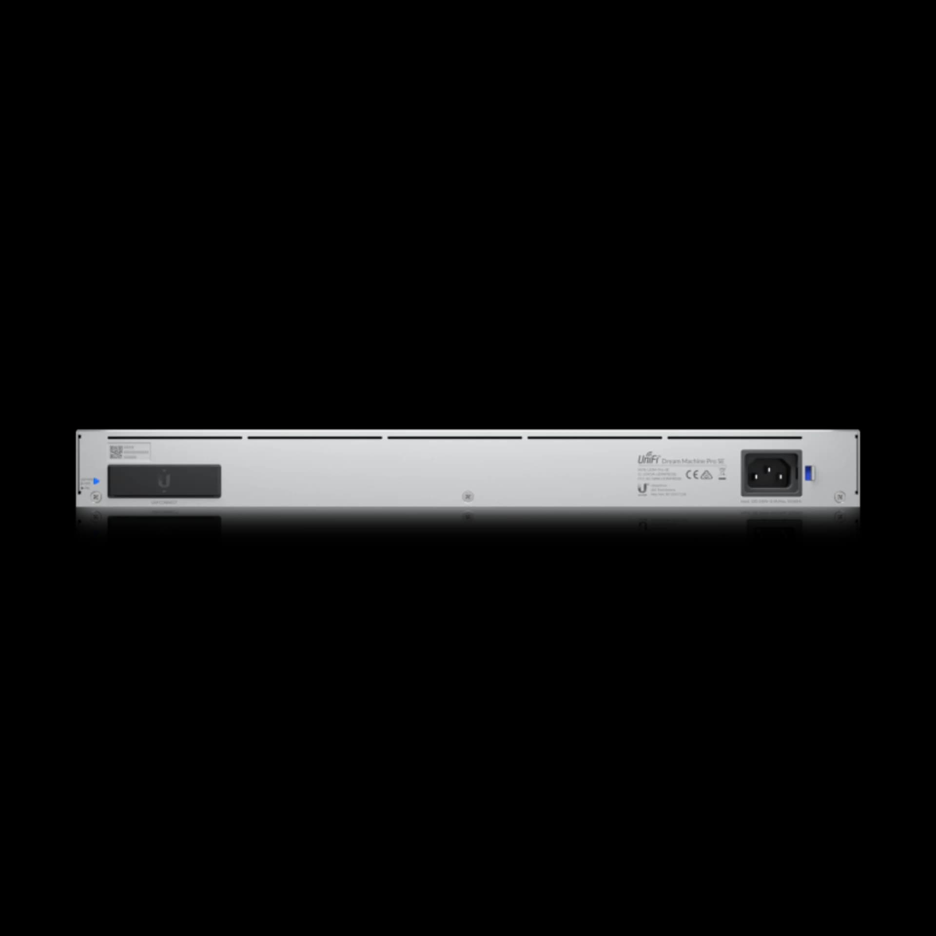 UBIQUITI UDM-SE Маршрутизатор, 1*10G SFP+, 8*GbE RJ45 LAN ports(2) PoE+,(6) PoE, 1*10G SFP+,1*2.5 GbE RJ45 WAN ports, 1*3.5" NVR HDD Слот