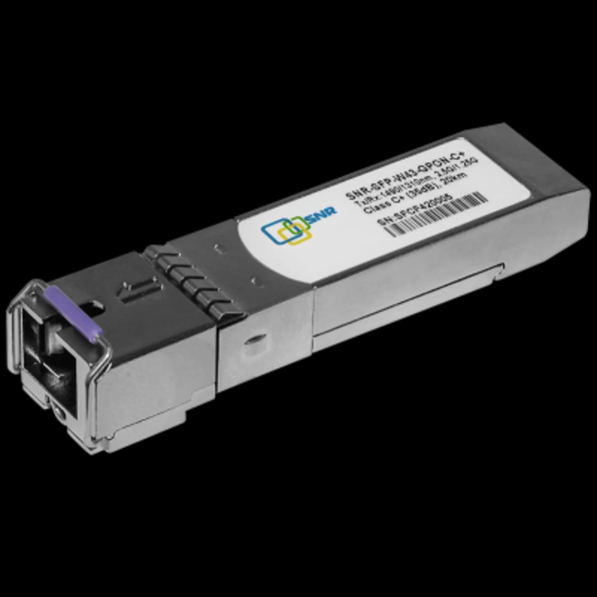 SNR SNR-SFP-W43-GPON-C+ Модуль SFP WDM GPON, дальность до 20км (35dB), Tx/Rx: 1490/1310нм