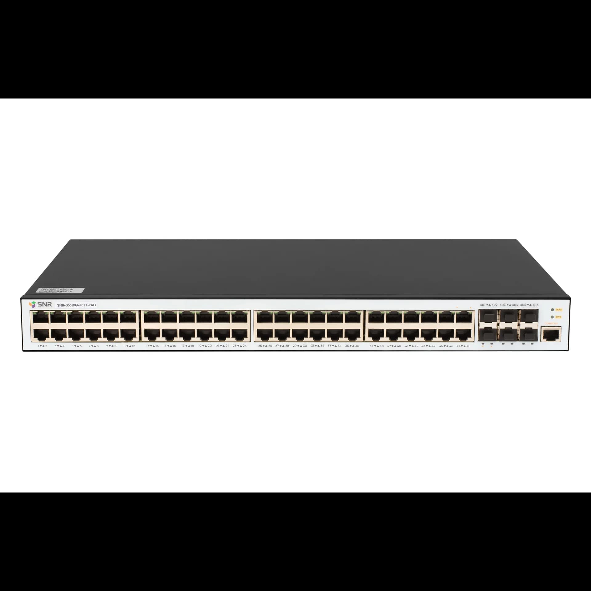 Коммутатор/ Управляемый коммутатор уровня 2+ SNR-S5310G-48TX-2AC