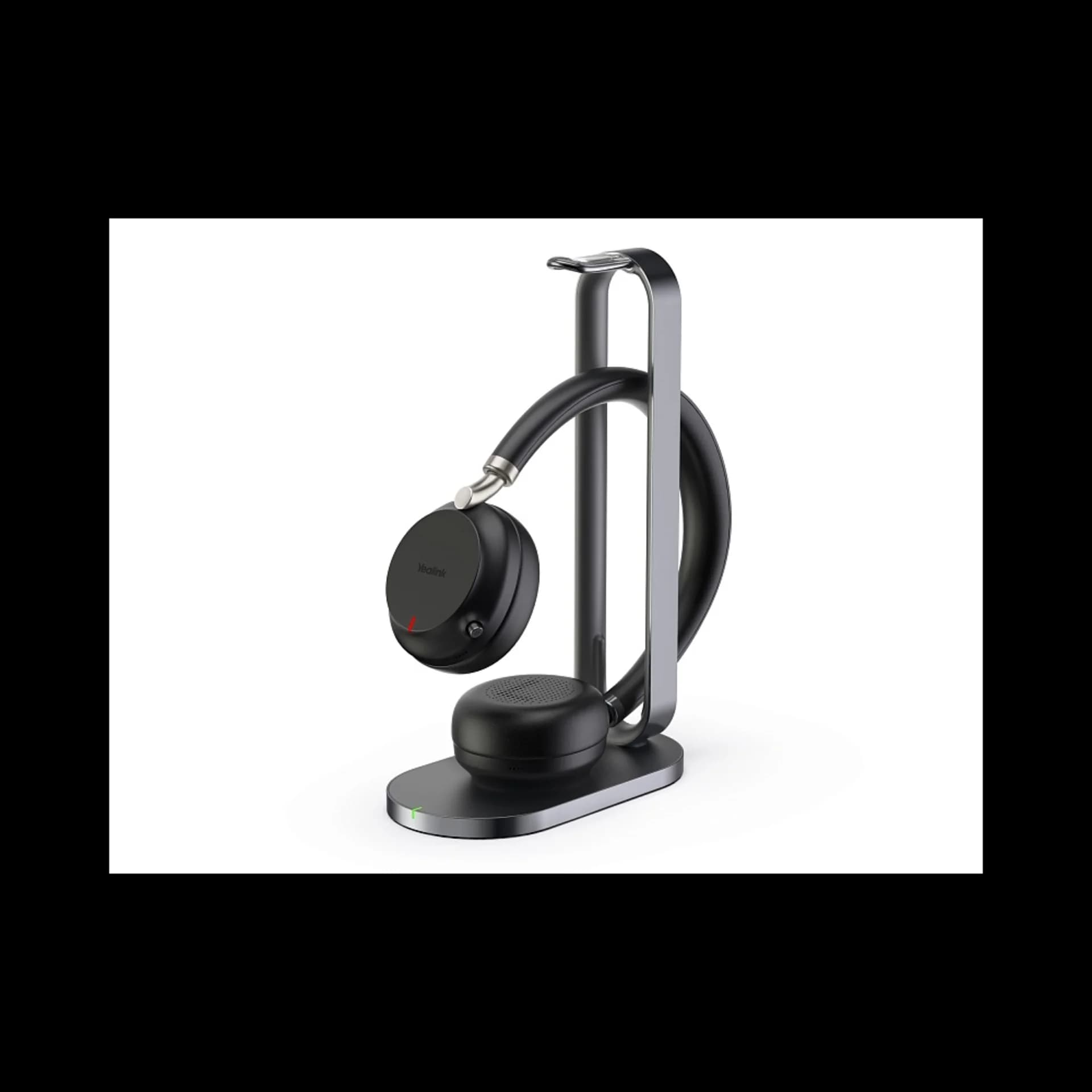 Гарнитура BH72 UC Black USB-A, Беспроводная Bluetooth, HD звук, Зарядка Qi, Шумоподав., Черная