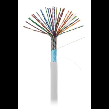Кабель NETLAN F/UTP 25 пар, Кат.5 (Класс D), 100МГц, одножильный, BC (чистая медь), внутренний, PVC нг(B), серый, 305м