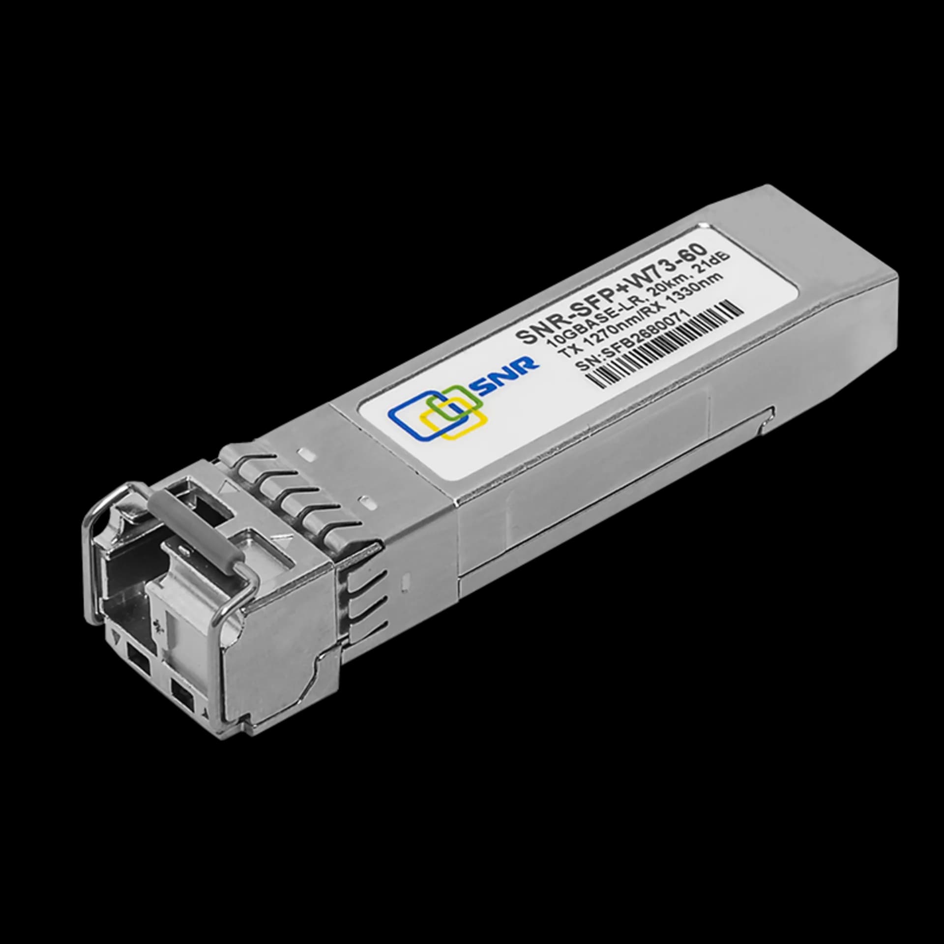 SNR-SFP+W73-60 Модуль SFP+ WDM, дальность до 60км (21dB), 1270нм