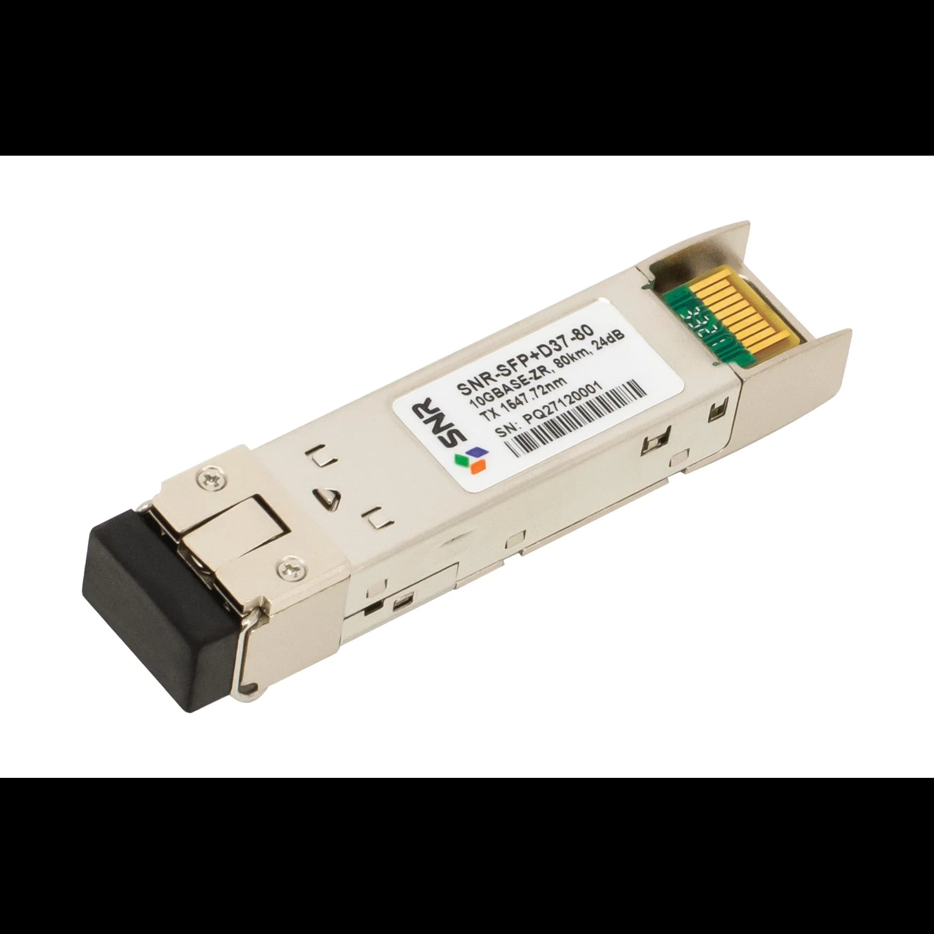 SNR-SFP+D37-80 Модуль SFP+ DWDM оптический, дальность до 80км (24dB), 1547.72нм