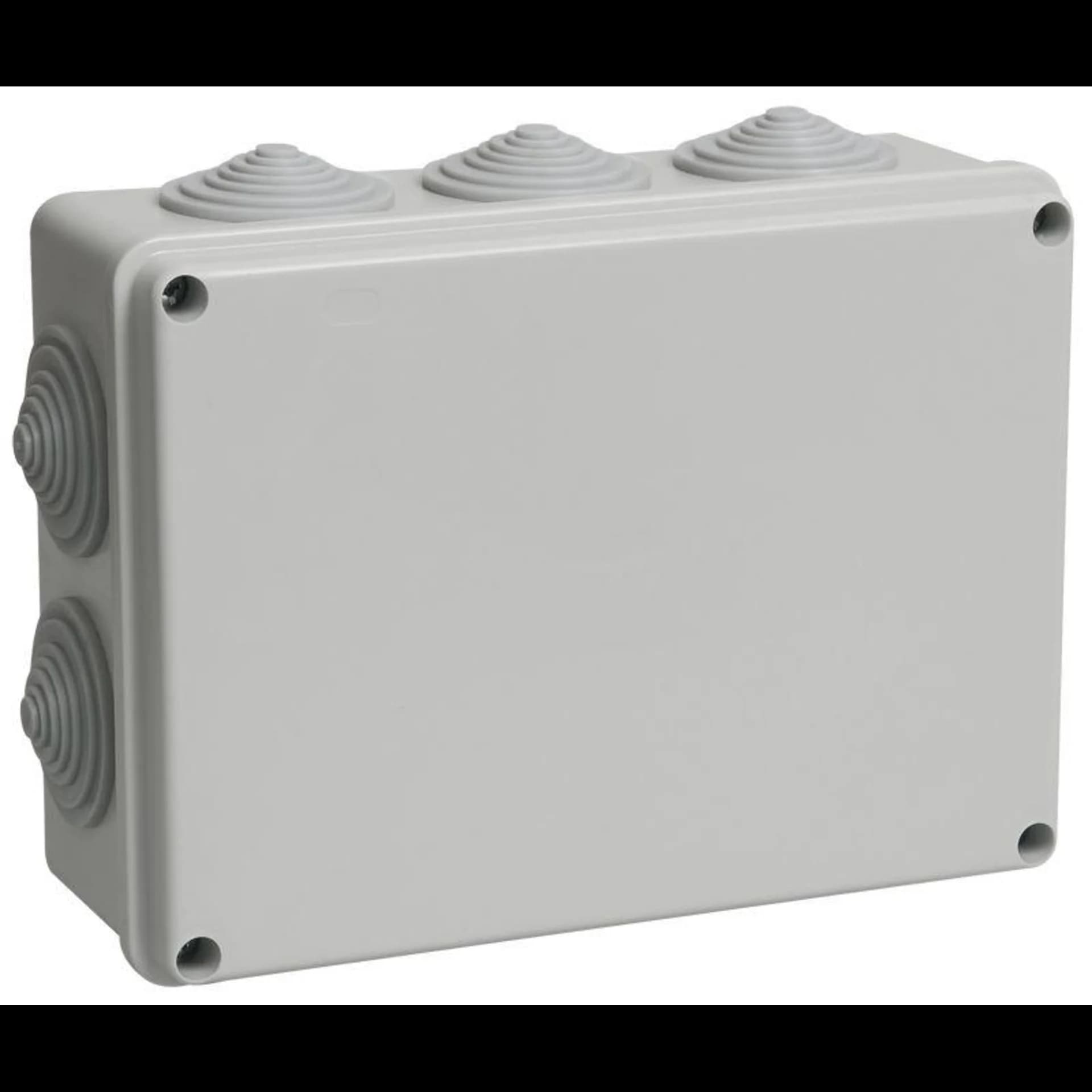 Коробка распаячная ОП 190х140х70 IP55 КМ41244 RAL7035 (10 гермовводов) IEK UKO11-190-140-070-K41-55