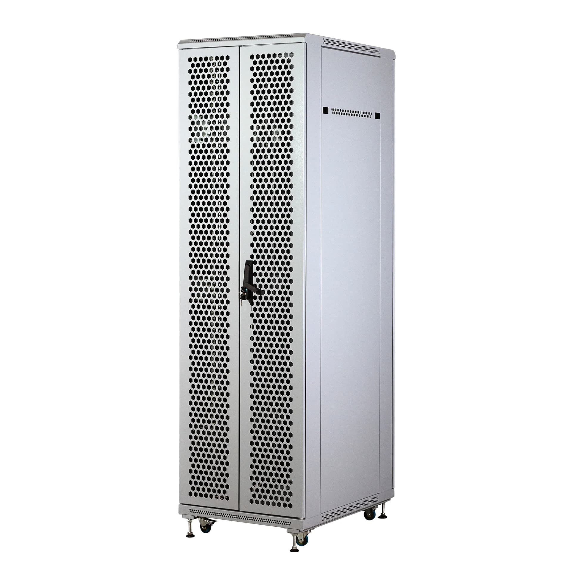 Шкаф телекоммуникационный напольный 42U 600x600мм, серия TFC (SNR-TFC-426060-CPDP-G-SF)