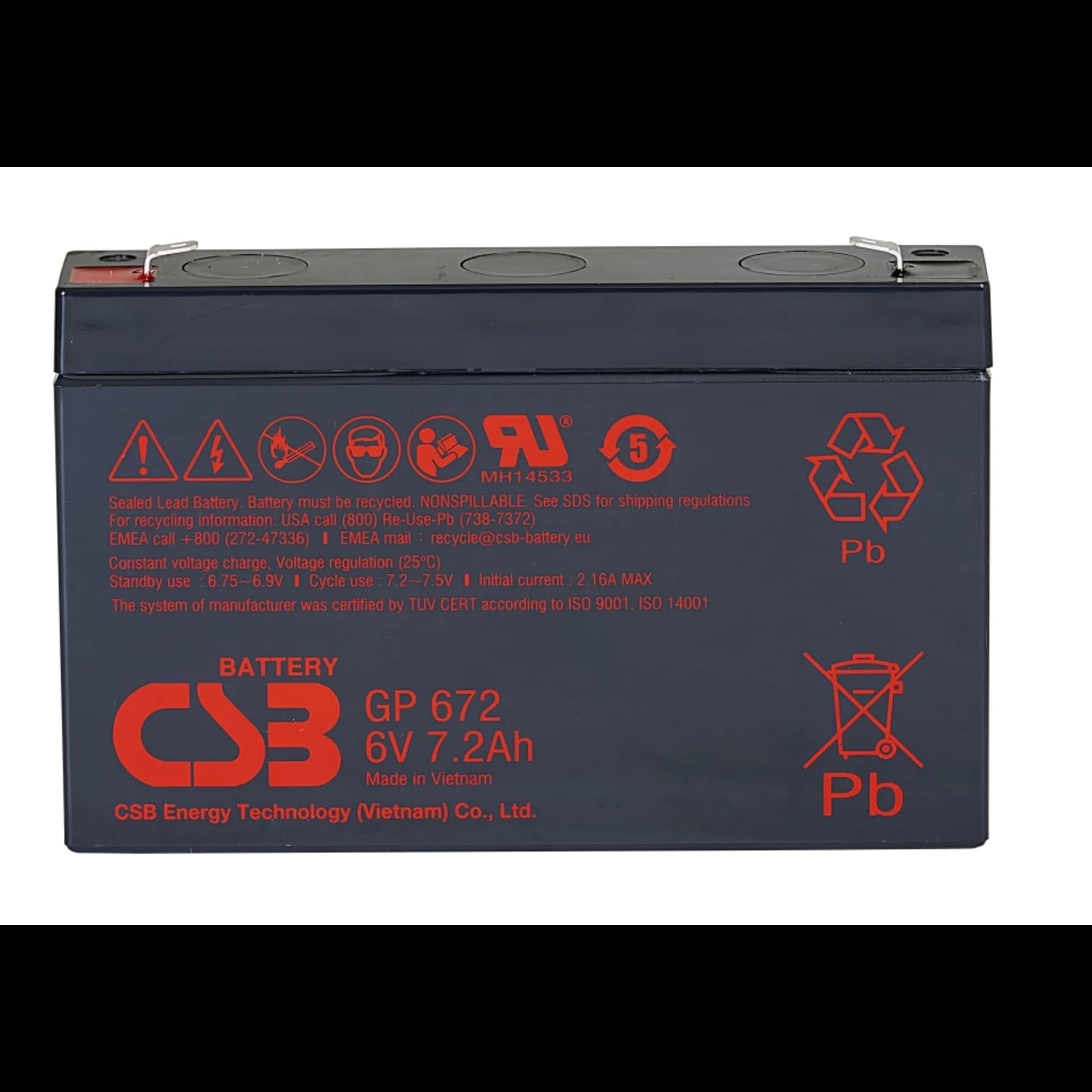 Аккумуляторная батарея CSB GP 672