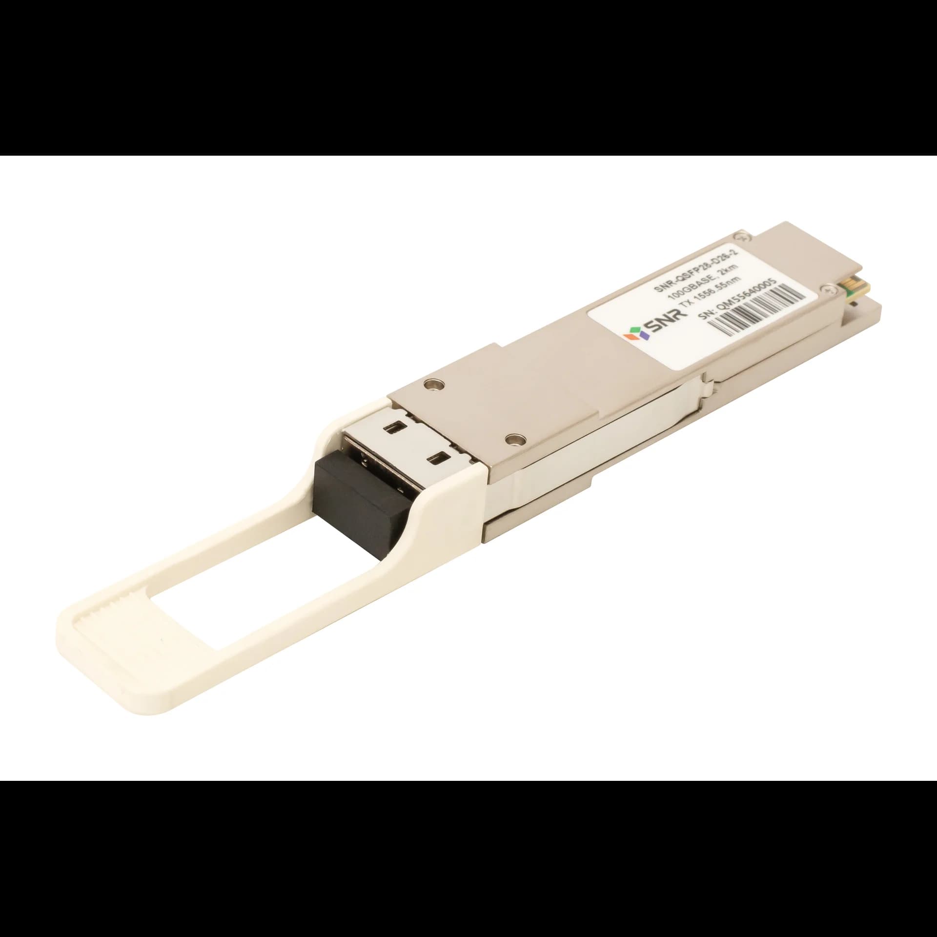 SNR SNR-QSFP28-D26-2 Модуль, QSFP28 100GBASE, DWDM, 1556,55нм, LC-коннектор, дальность до 2км