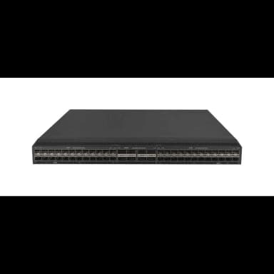 КОММУТАТОР S6850-56HF L3 Ethernet Switch c 48 SFP28 портами and 8 QSFP28 портами, с 2 модулями питания AC, 5 блоками вентиляторов. Выдув назад.