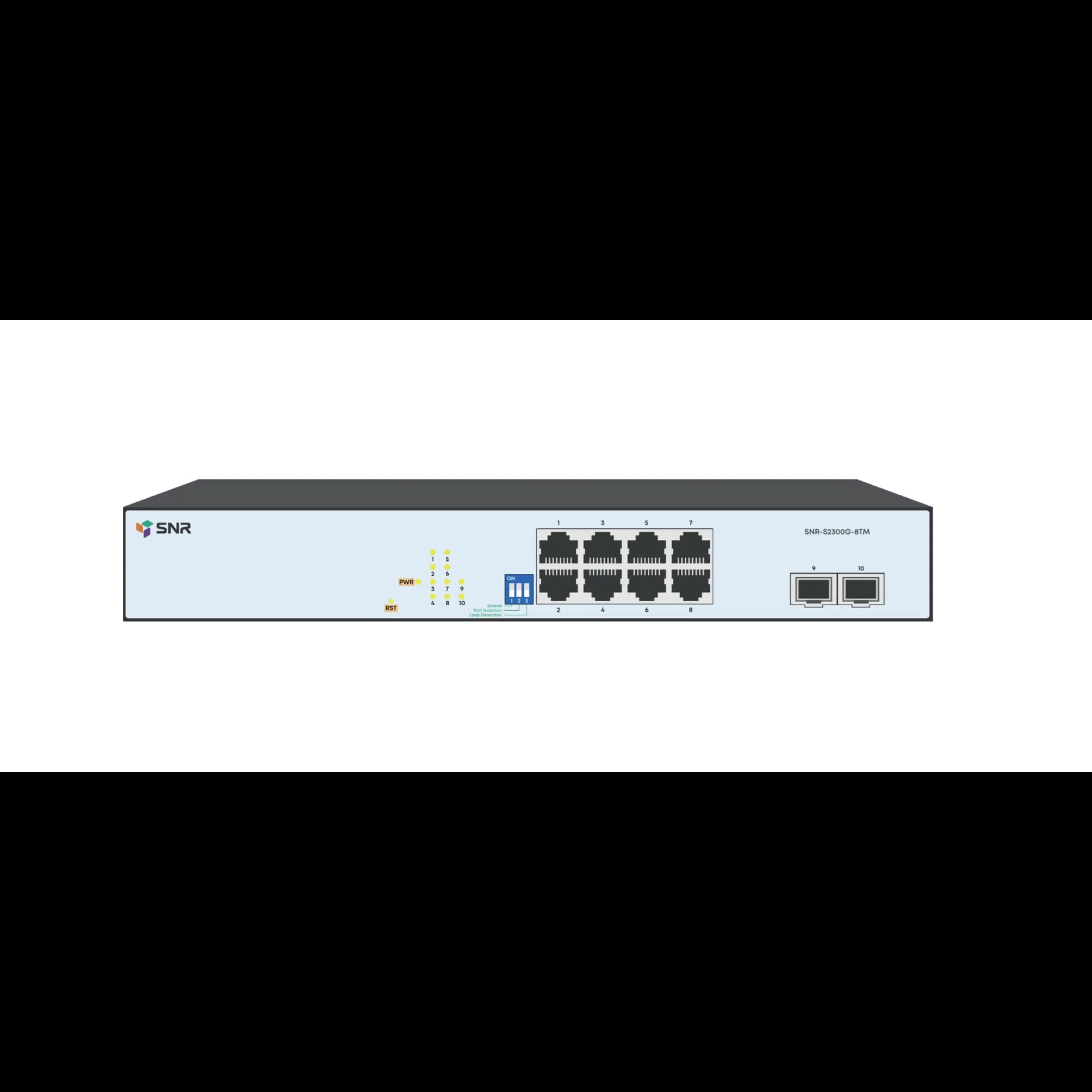 Управляемый Web Smart коммутатор уровня 2 SNR-S2300G-8TM