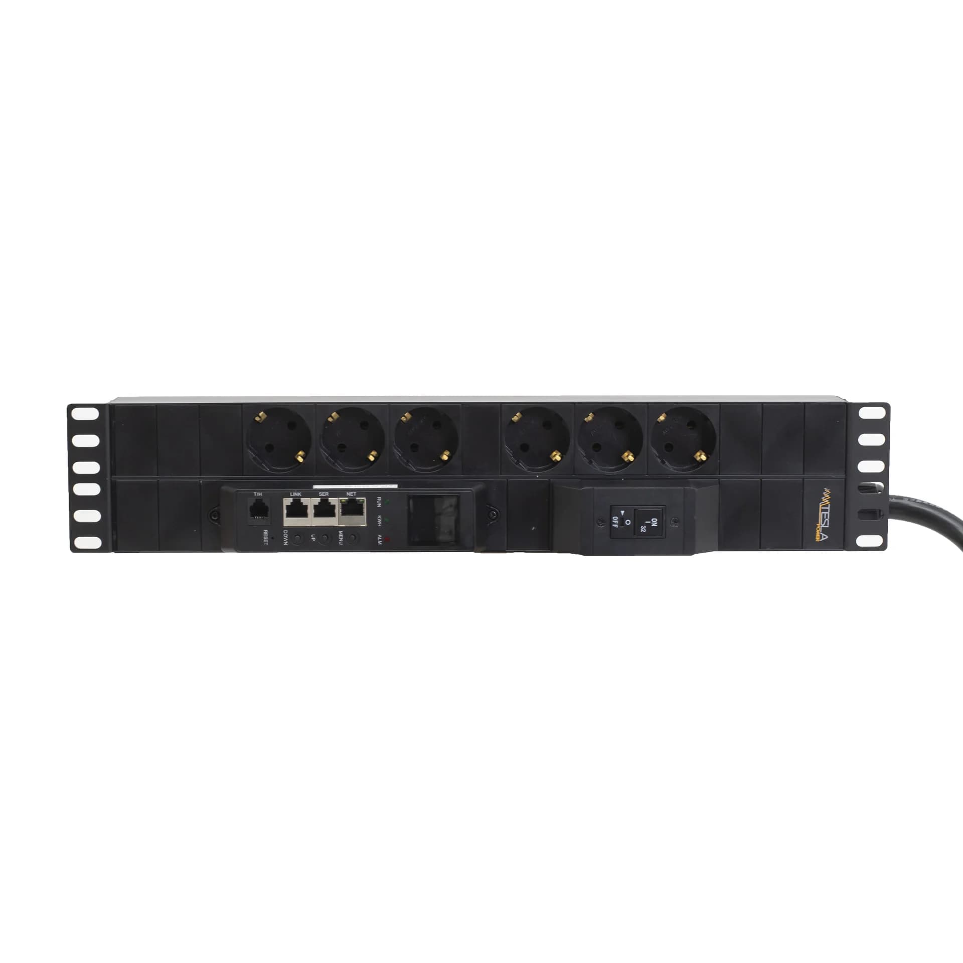 Блок розеток с функцией измерения серия Basic 6хShuko, вход IEC60309 (32A 230 В 2P+E)