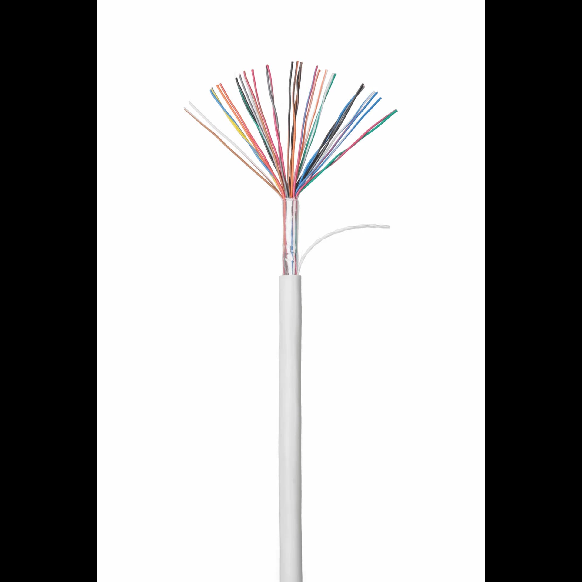 Кабель NETLAN U/UTP 16 пар, Кат.5 (Класс D), 100МГц, одножильный, BC (чистая медь), внутренний, PVC нг(B), серый, 305м