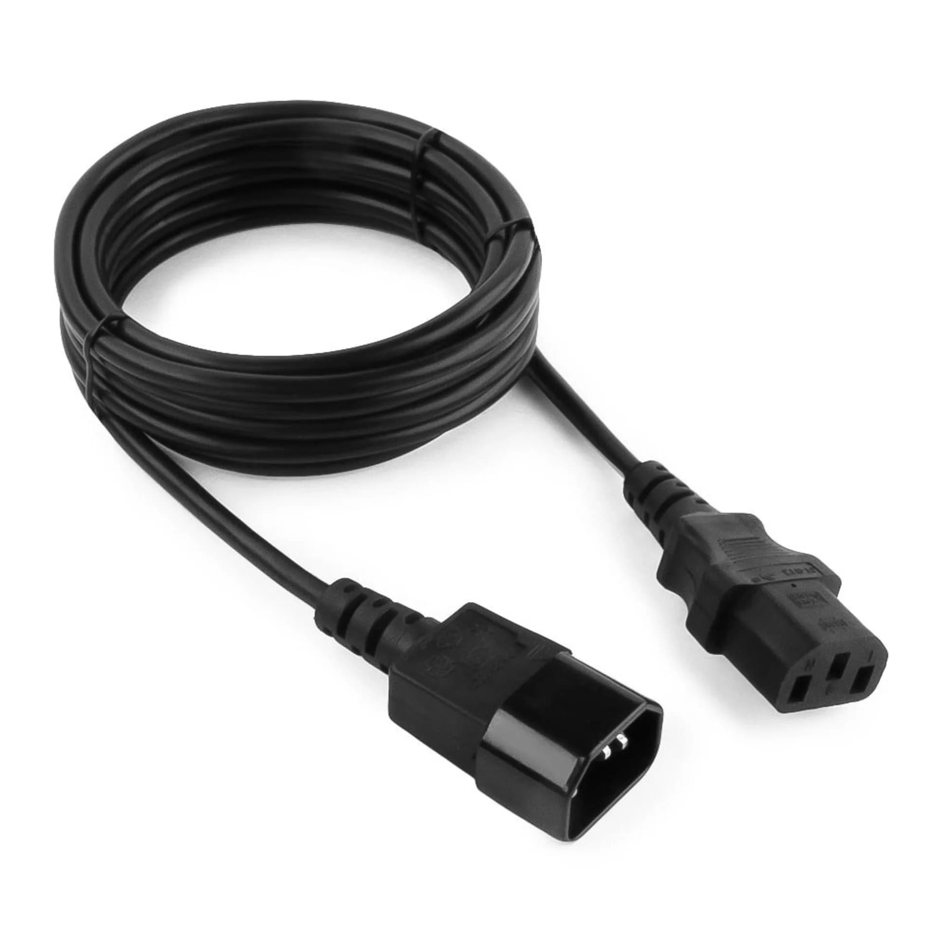 Кабель питания IEC320-C14/IEC320-C13, 220B, 10А, 5м