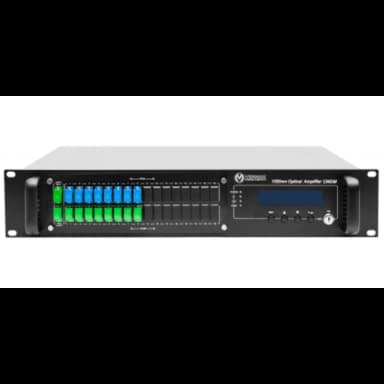 Оптический усилитель VERMAX для сетей КТВ, 2 входа, 16*22dBm выходов, PON фильтр