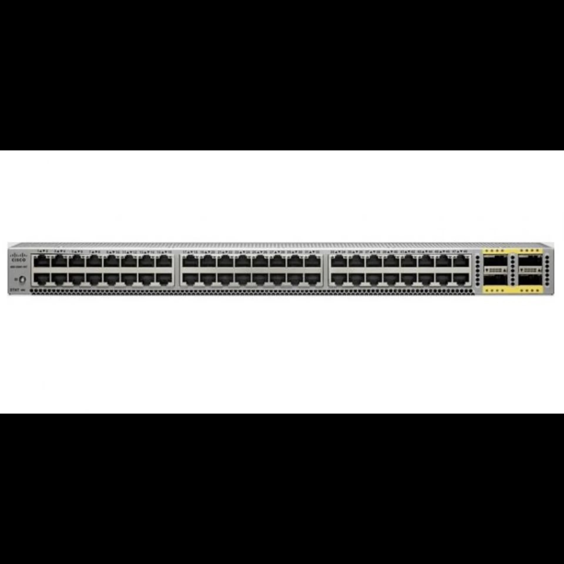 Коммутатор Cisco Nexus N6K-C6001-64T, направление охлаждения Port-side Exhaust