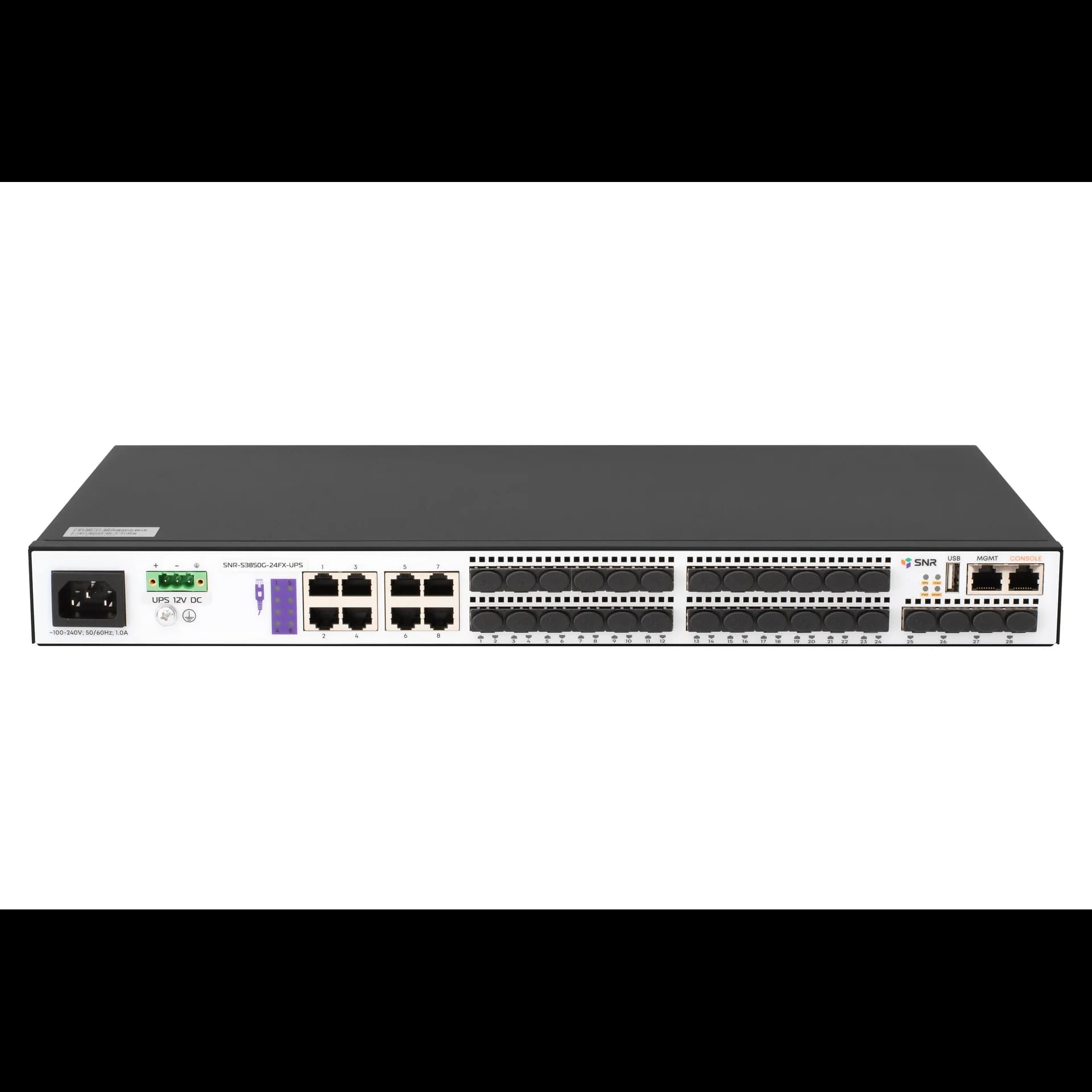 Коммутатор/ Управляемый коммутатор уровня 3 SNR-S3850G-24FX-UPS