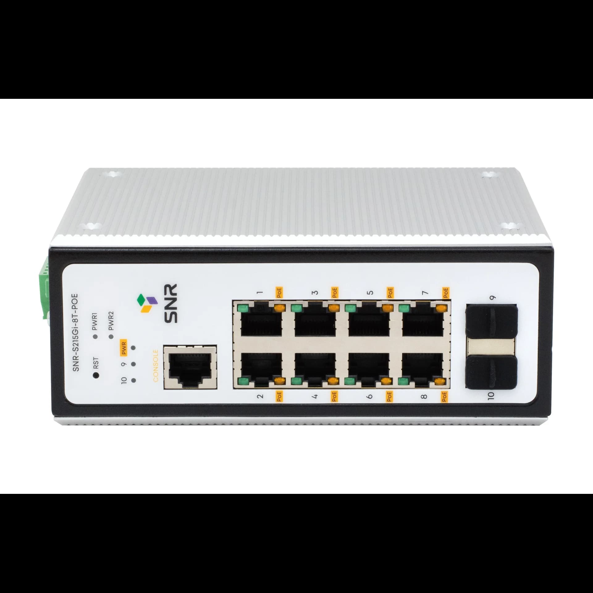 Коммутатор/ Управляемый промышленный POE коммутатор уровня 2 SNR-S215Gi-8T-POE