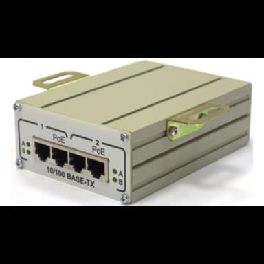 2-портовый инжектор РоЕ 802.3af FSE-2C для питания двух термокожухов TFortis TH