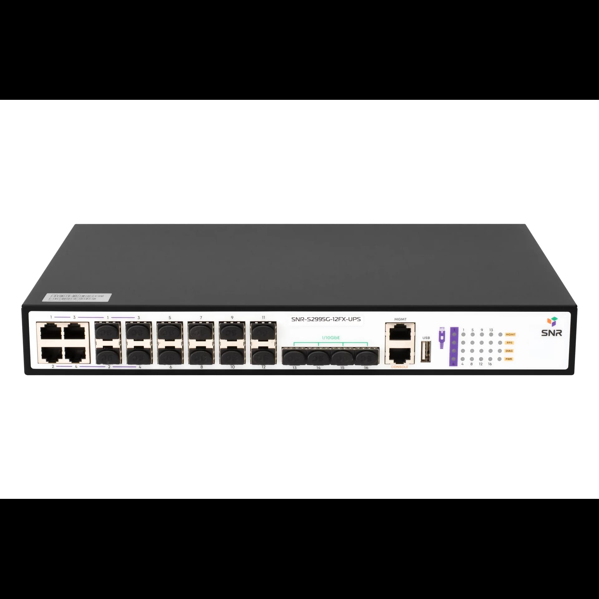 Коммутатор/ Управляемый коммутатор уровня 3 SNR-S2995G-12FX-UPS