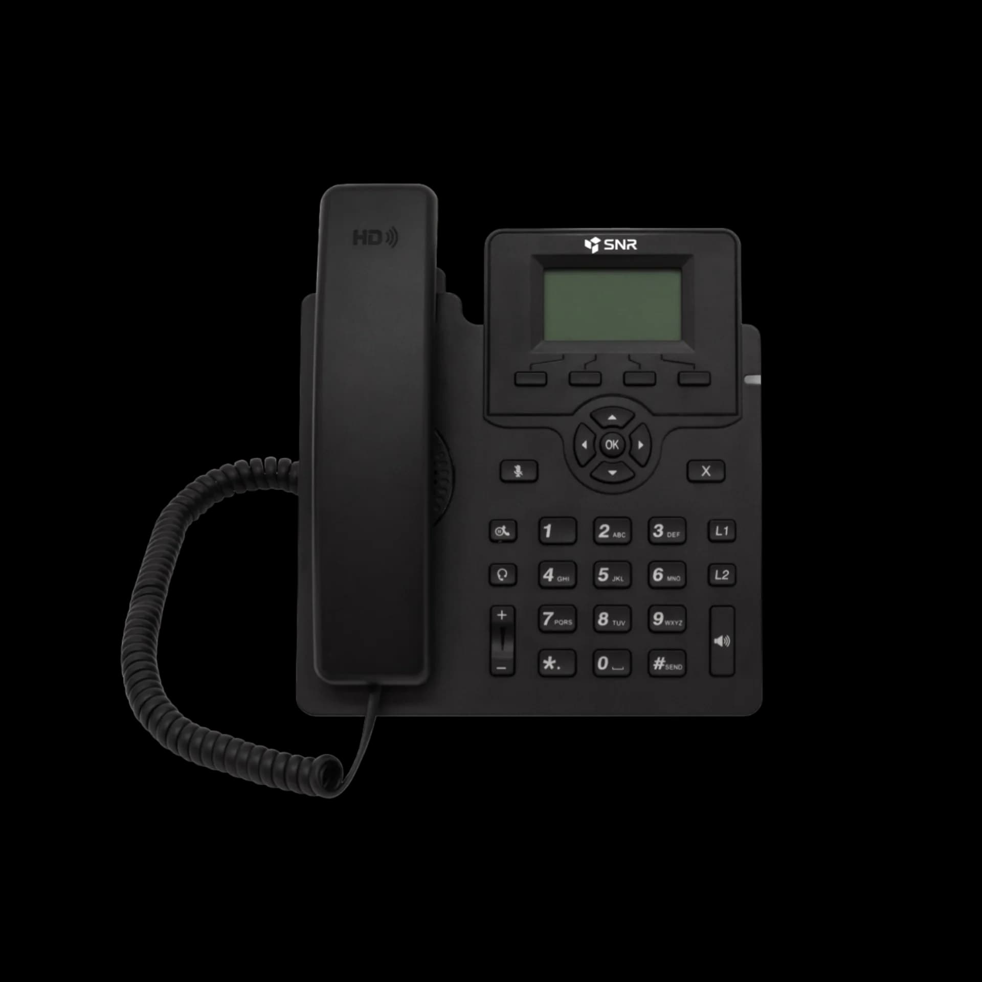 IP-телефон SNR-VP-72-P, 2 SIP-аккаунта, PoE, без БП