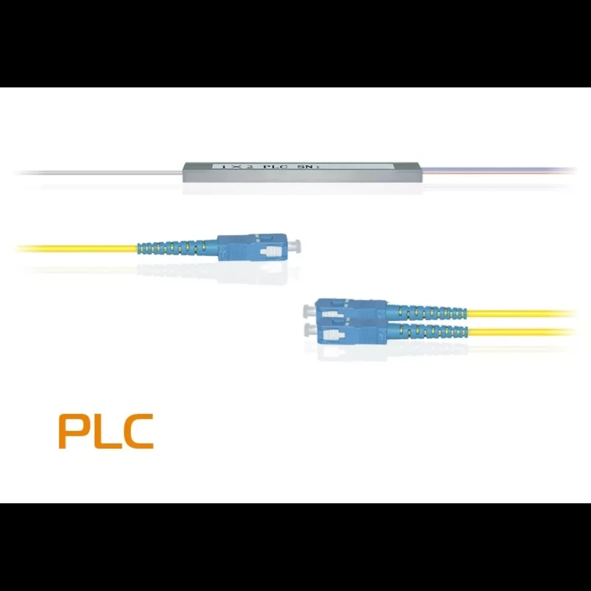 Делитель оптический планарный бескорпусный SNR-PLC-M-1x2-SC/UPC