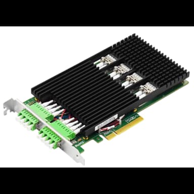 Сетевая карта LR-Link NIC PCIe x8 Multimode 4 X 10Gb SFP+ SR Dual-way Bypass Ethemet Network Adapter Intel XL710 BM1