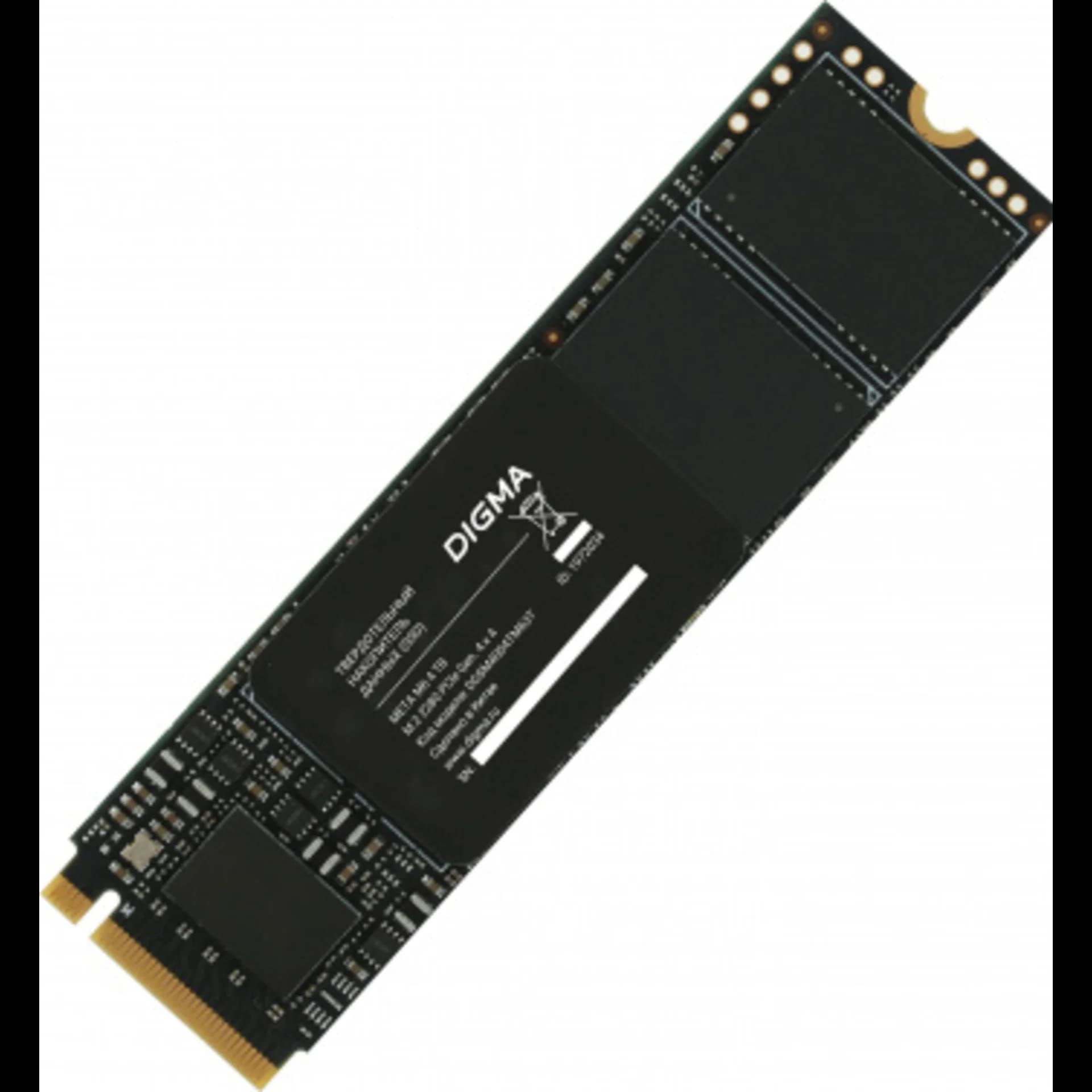 Накопитель SSD Digma PCIe 4.0 x4 4Tb DGSM4004TM63T Meta M6 M.2 2280