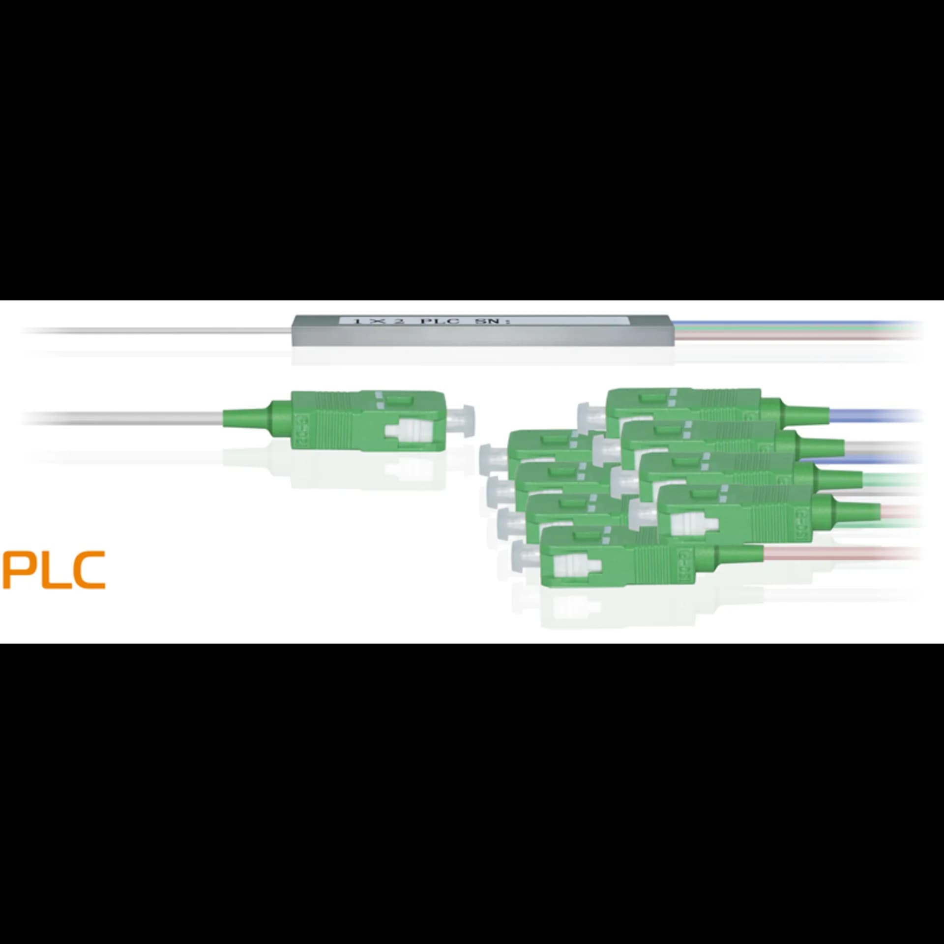 Делитель оптический планарный бескорпусный SNR-PLC-M-1x8-SC/APC